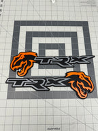 Trex/TRX Design #2 combo badge pair