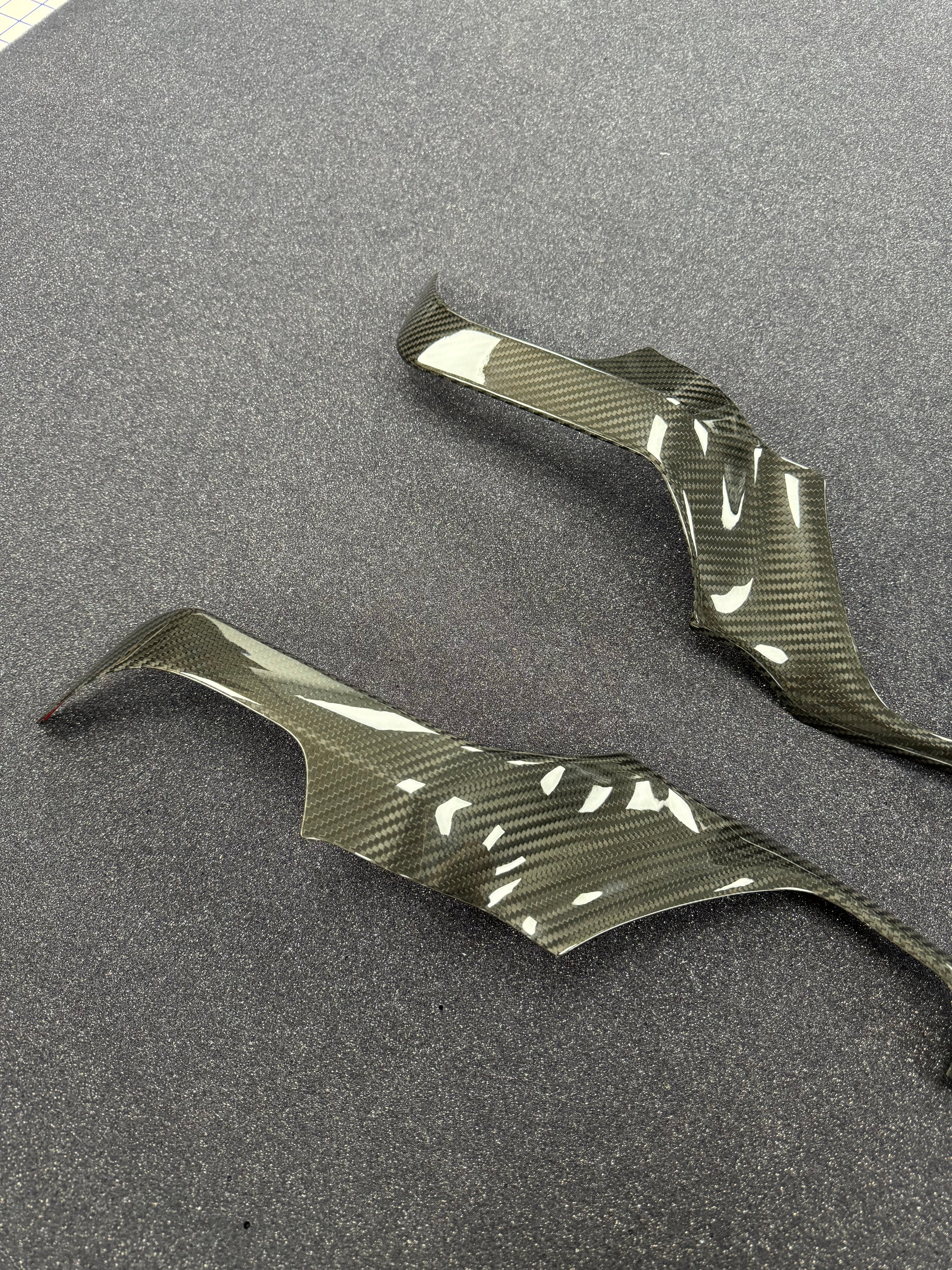 2019+ RAM 1500/ TRX / RHO Uconnect radio carbon fiber side trim panels