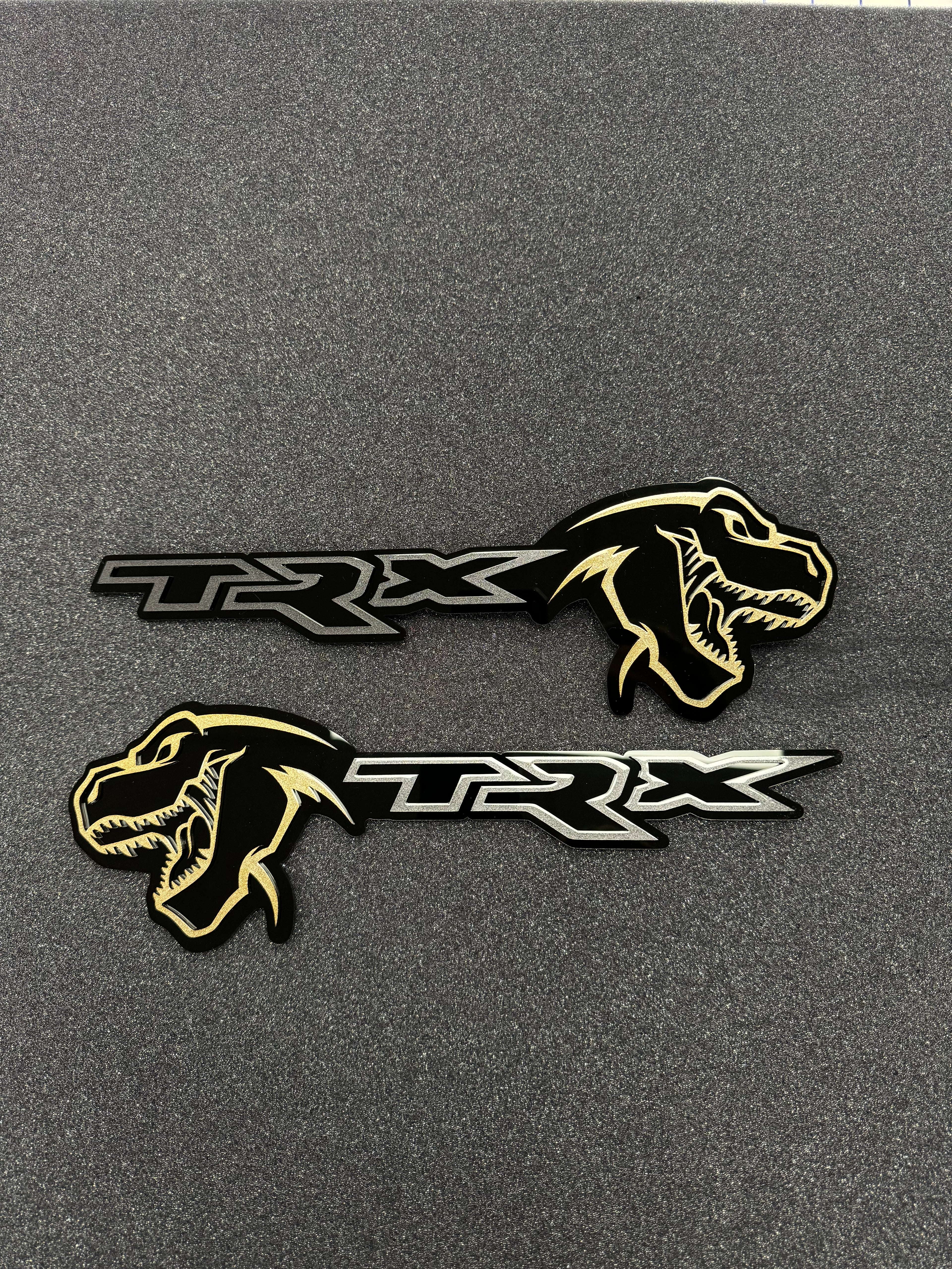 TREX/TRX combo badge pair