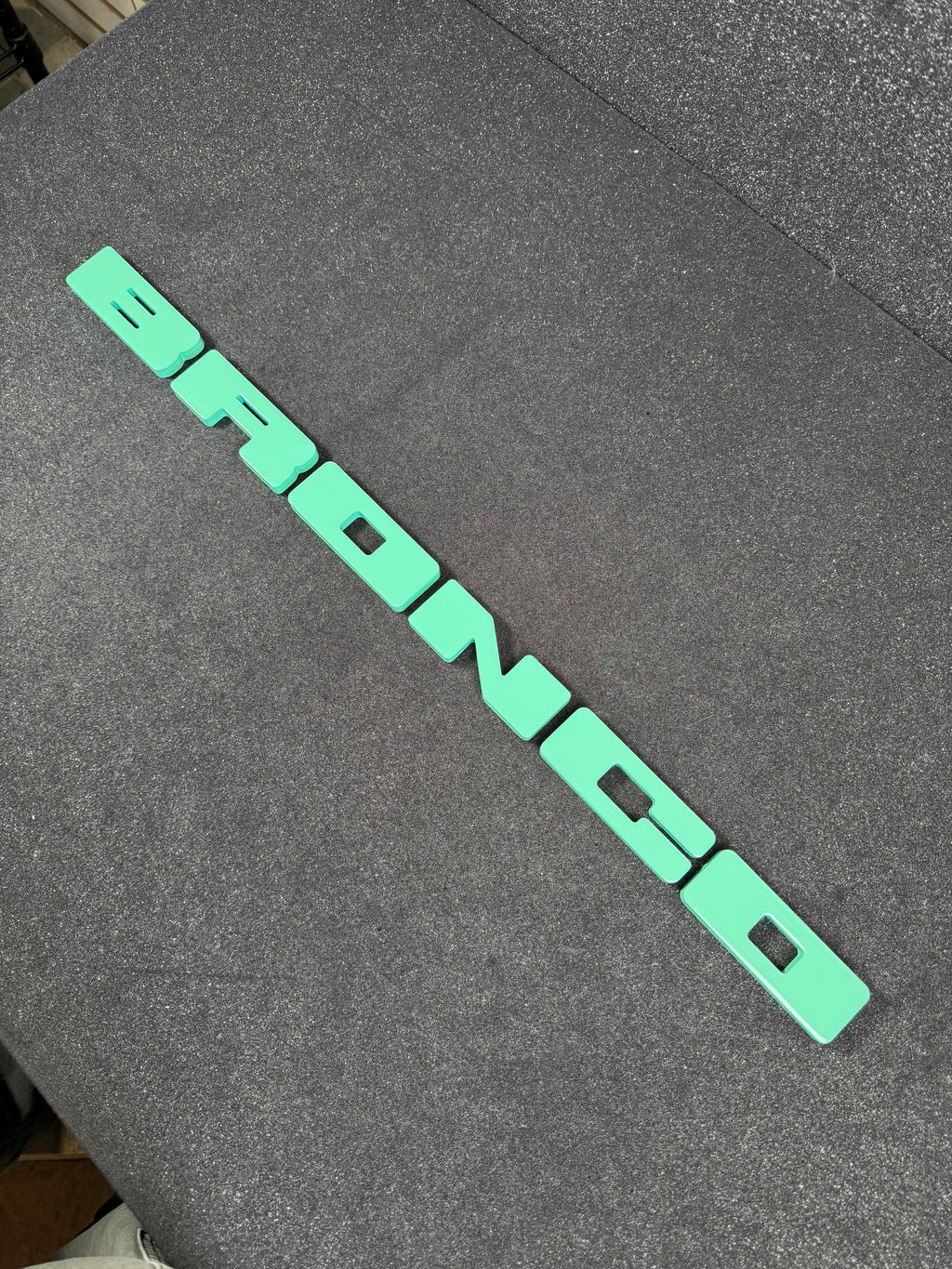 Bronco grille letter covers