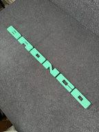 Bronco grille letter covers