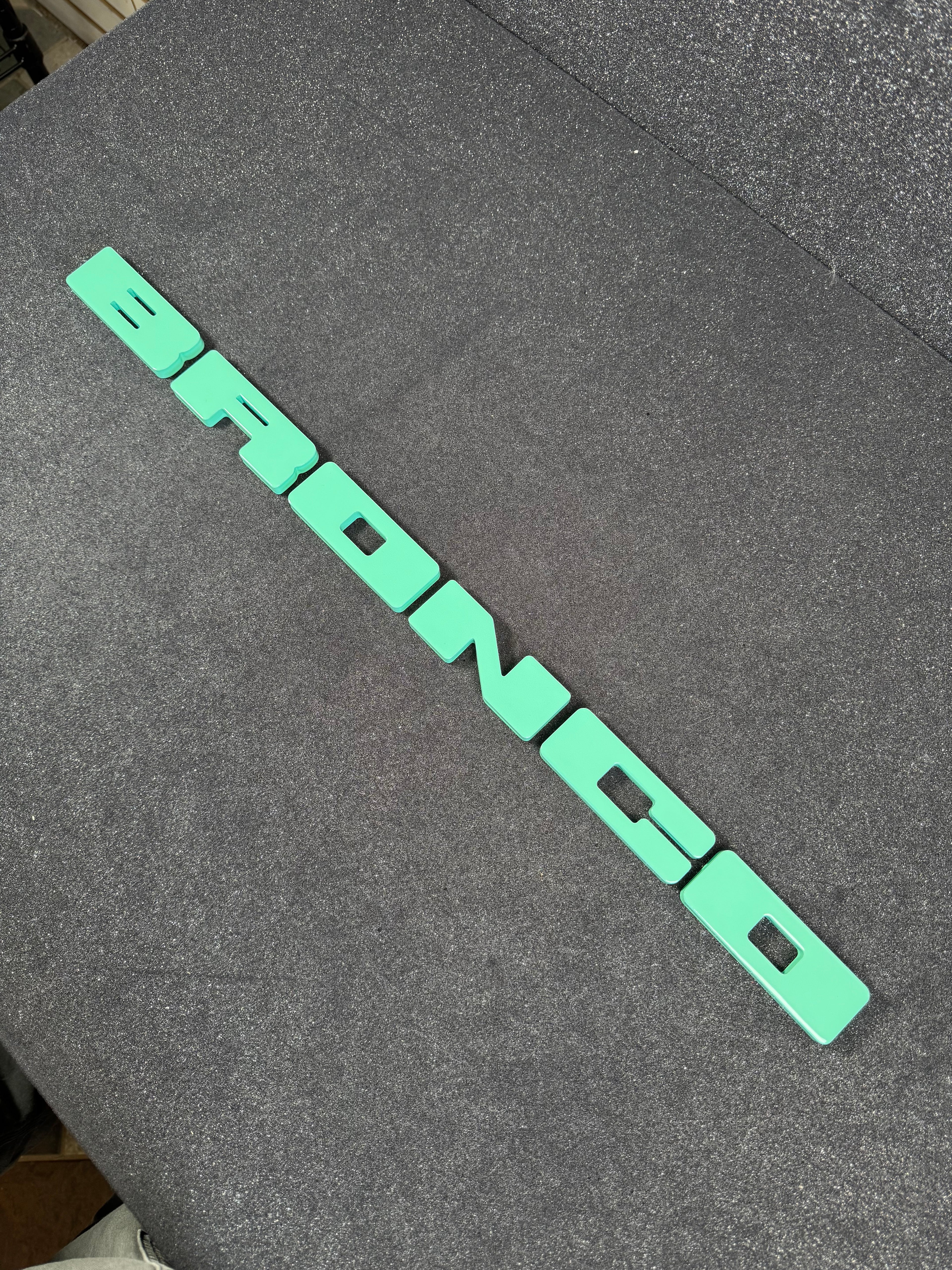 Bronco grille letter covers