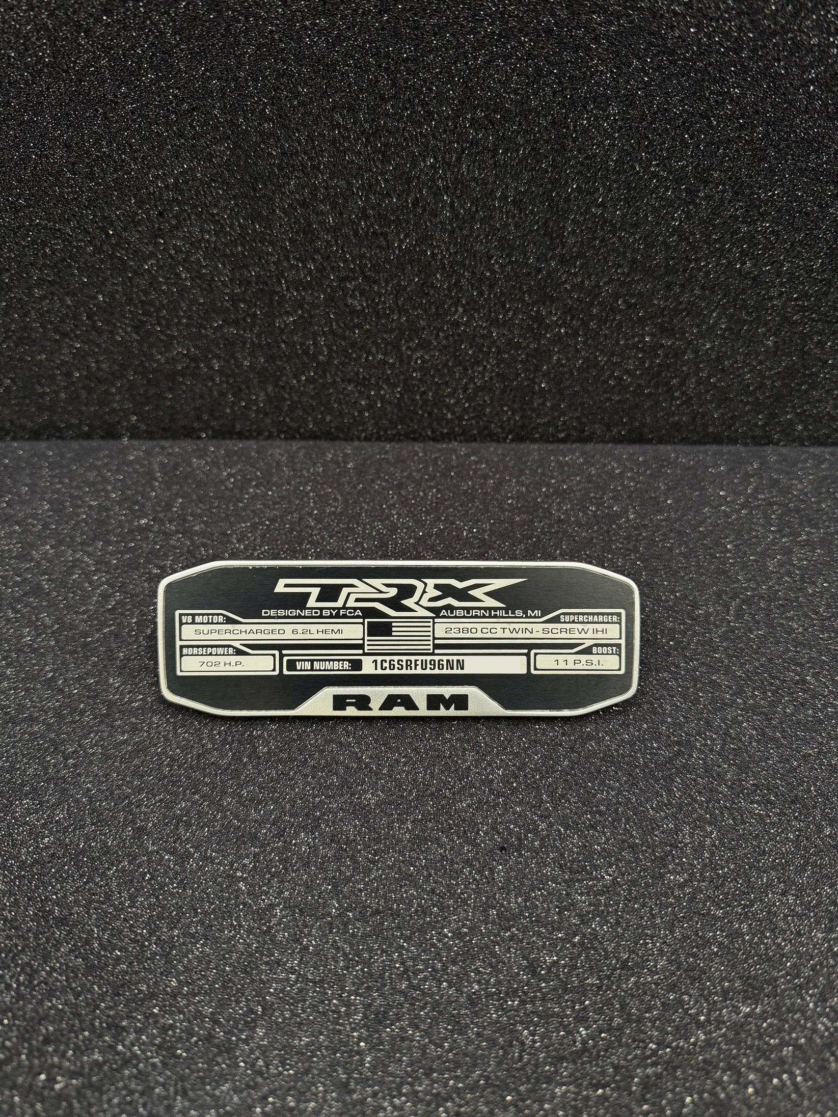TRX center console replacement badge