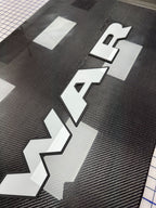 WAR tailgate letters