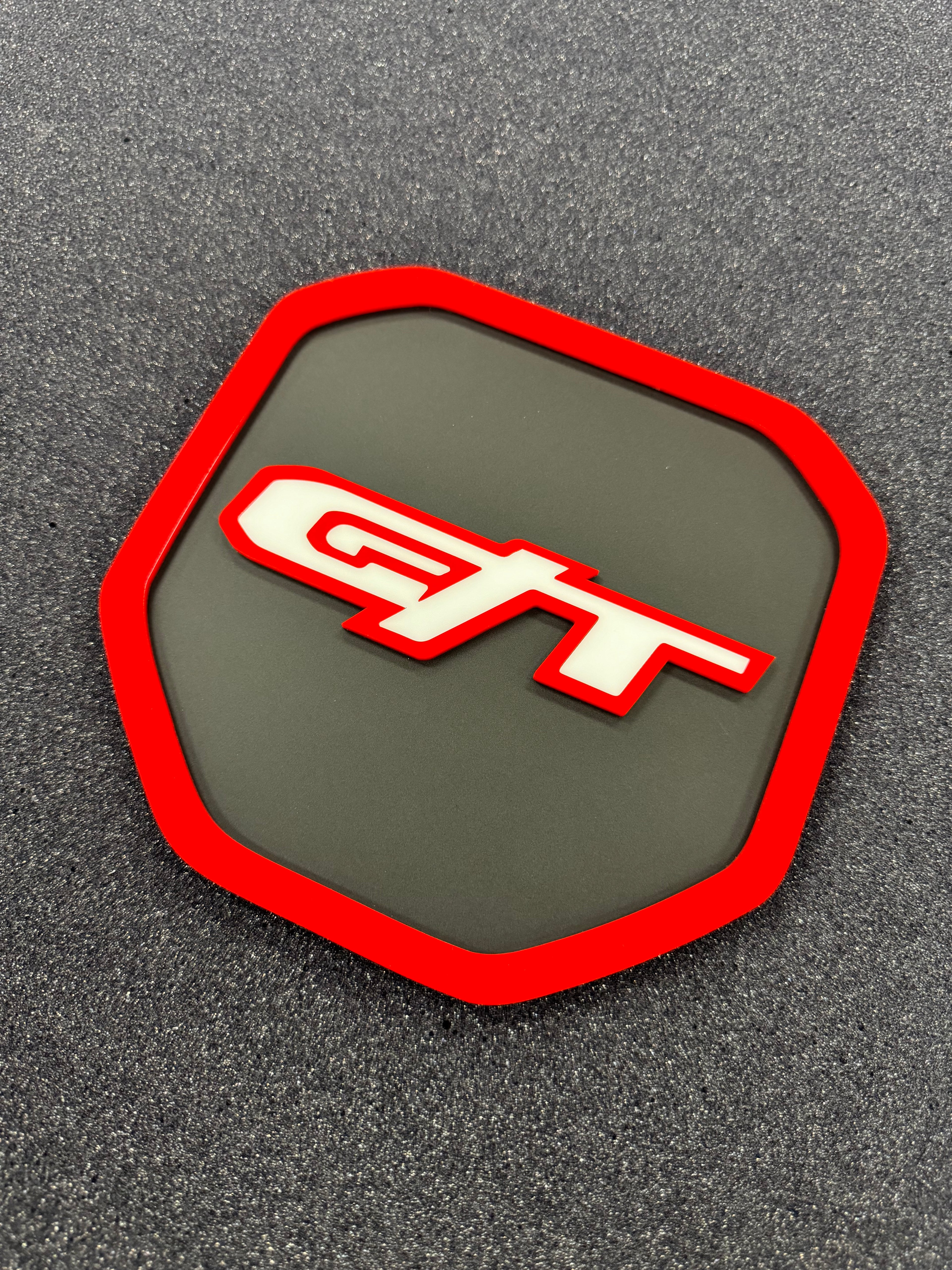 GT Shield tailgate badge