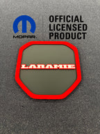 Laramie Shield tailgate badge