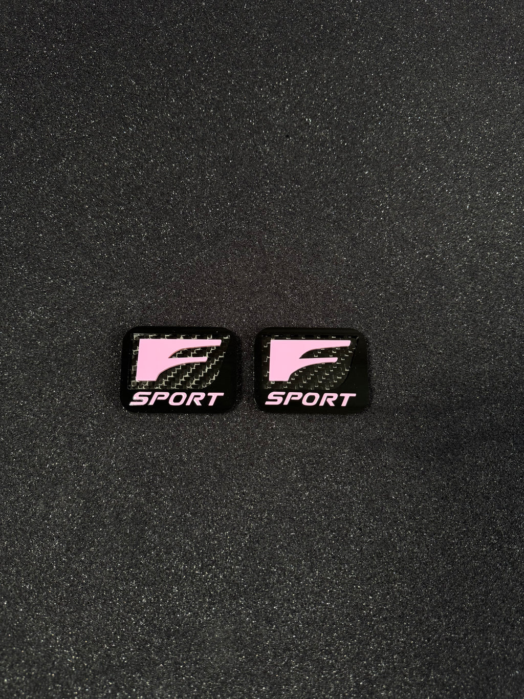 Lexus F sport fender badge pair
