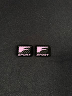 Lexus F sport fender badge pair
