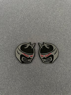 Scat pack horned bee head pair