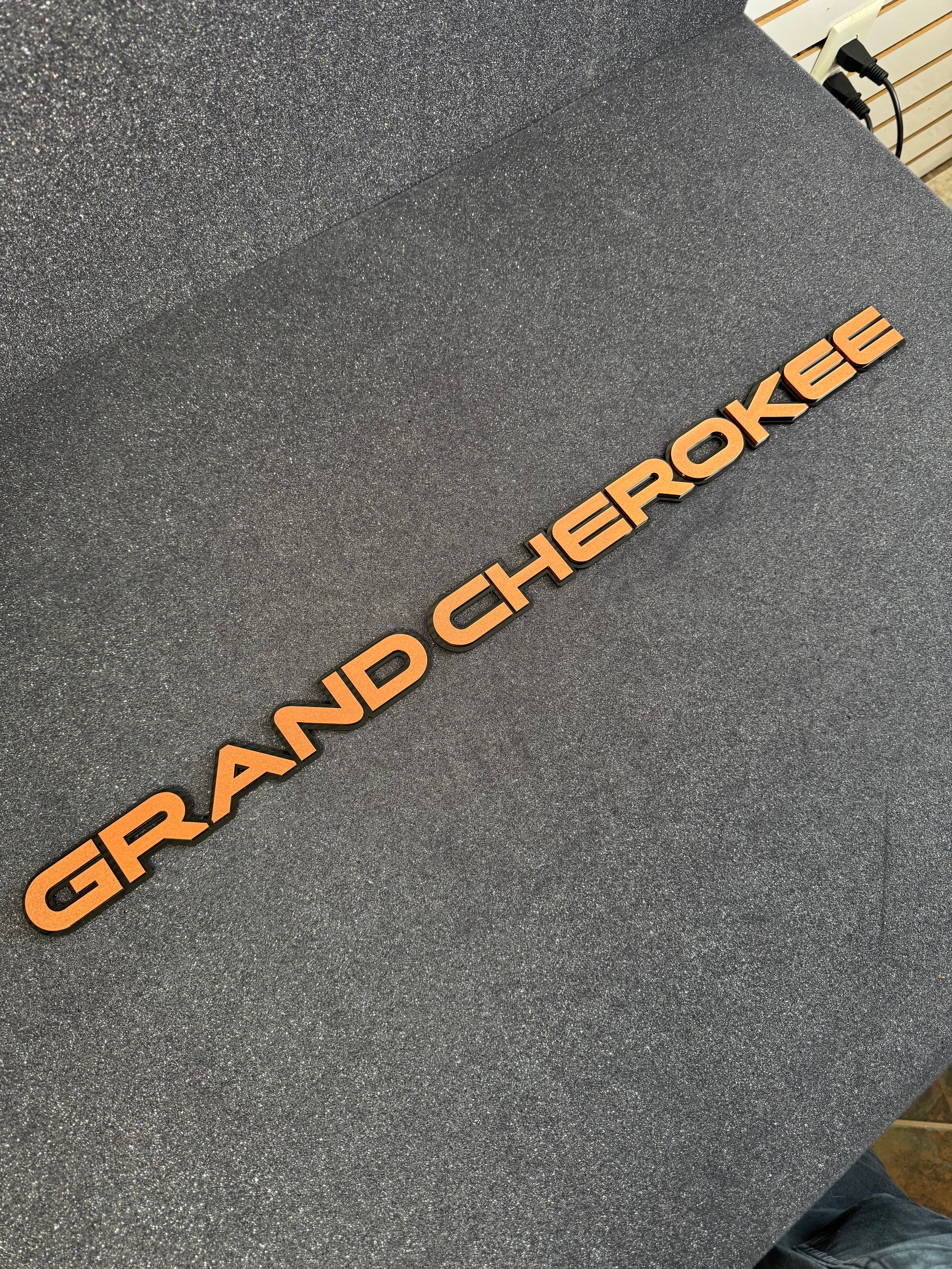 Grand Cherokee door badge pair