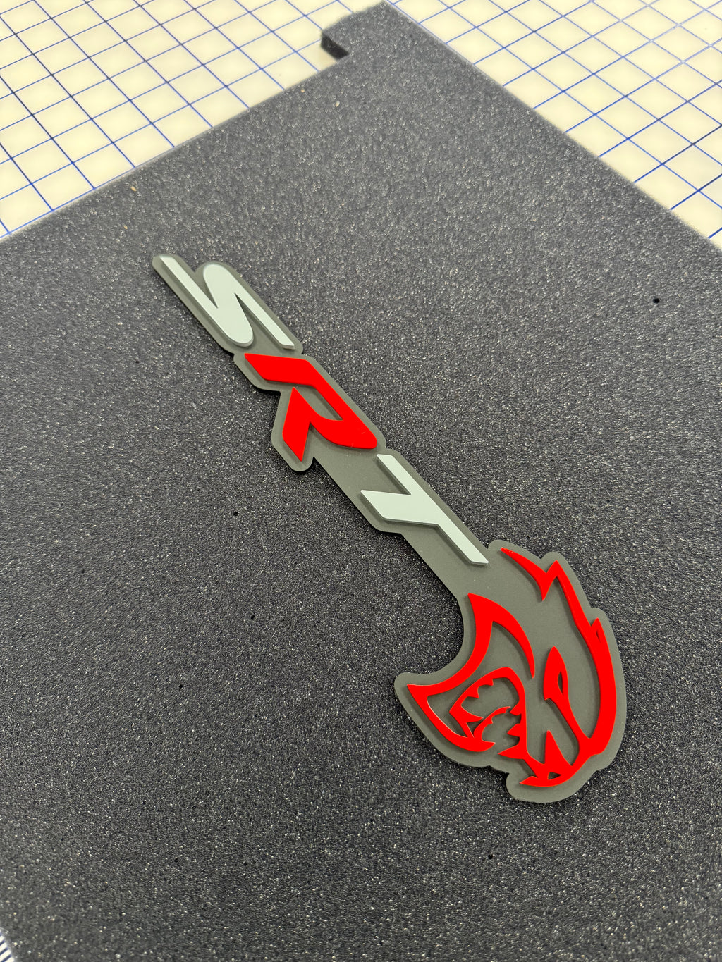Hellcat SRT combo badge single