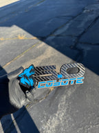 Coyote 5.0L fender badge pair