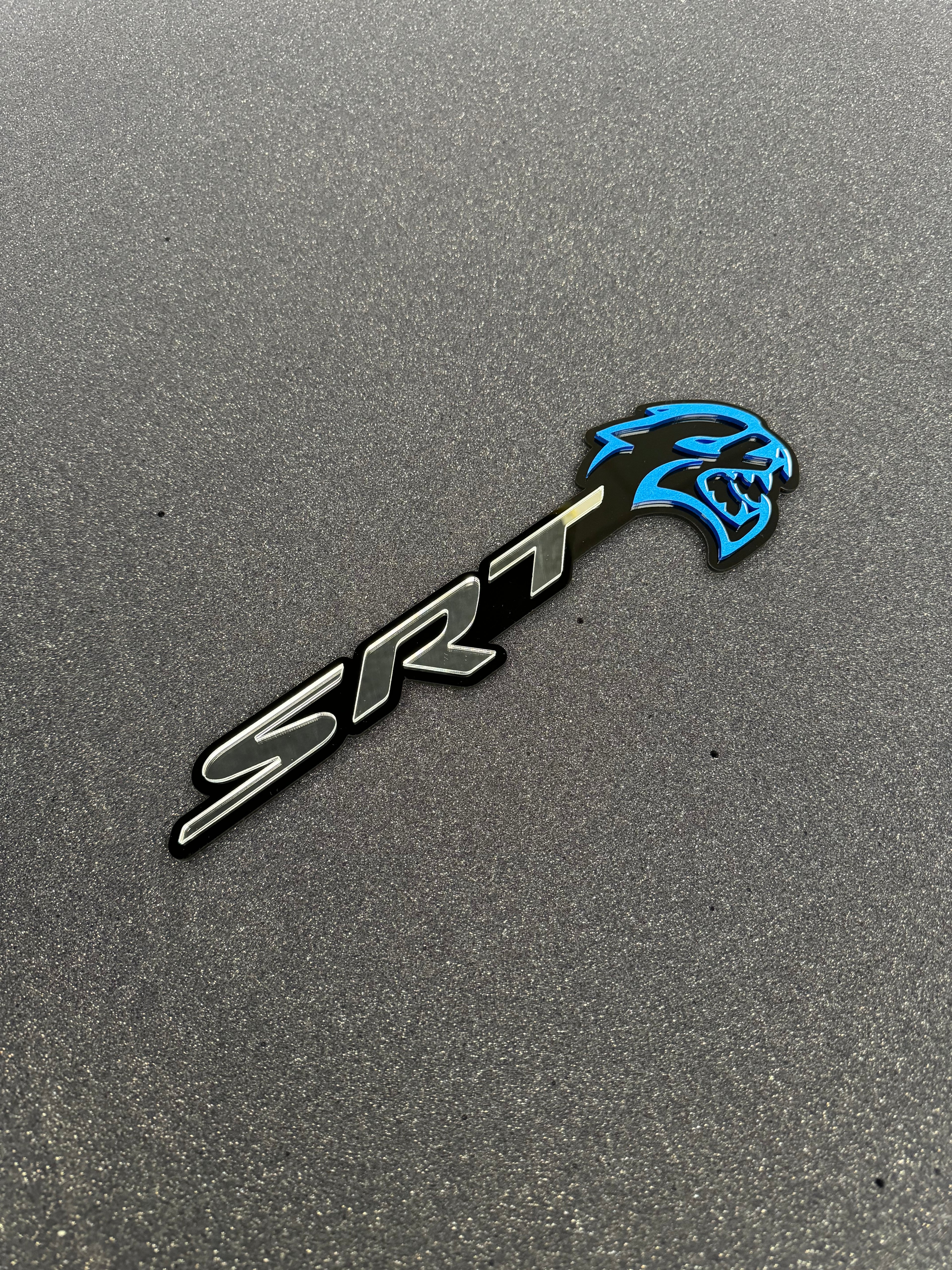 Hellcat SRT combo badge single