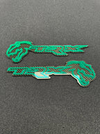 Trex/TRX Design #2 combo badge pair