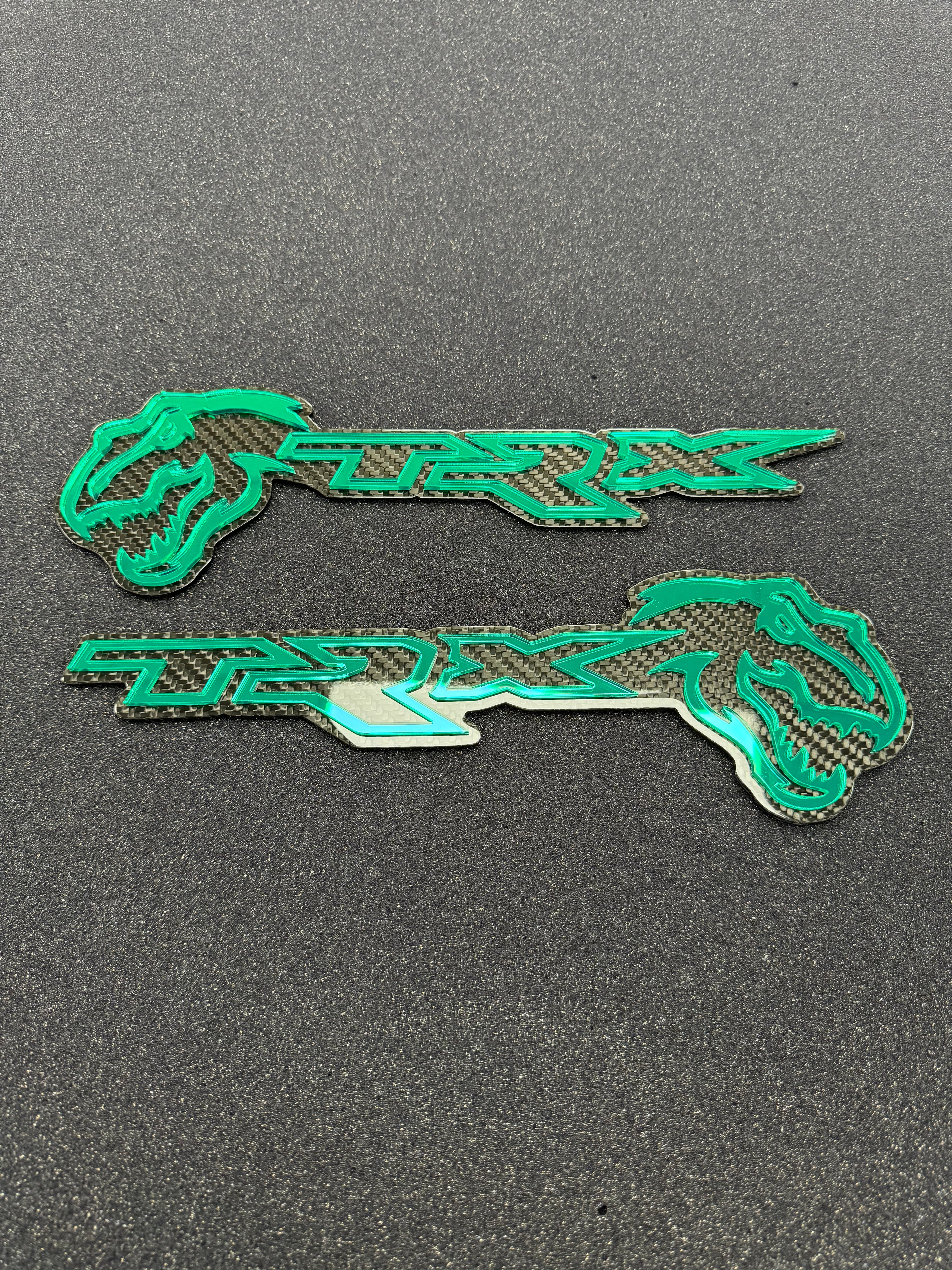 Trex/TRX Design #2 combo badge pair