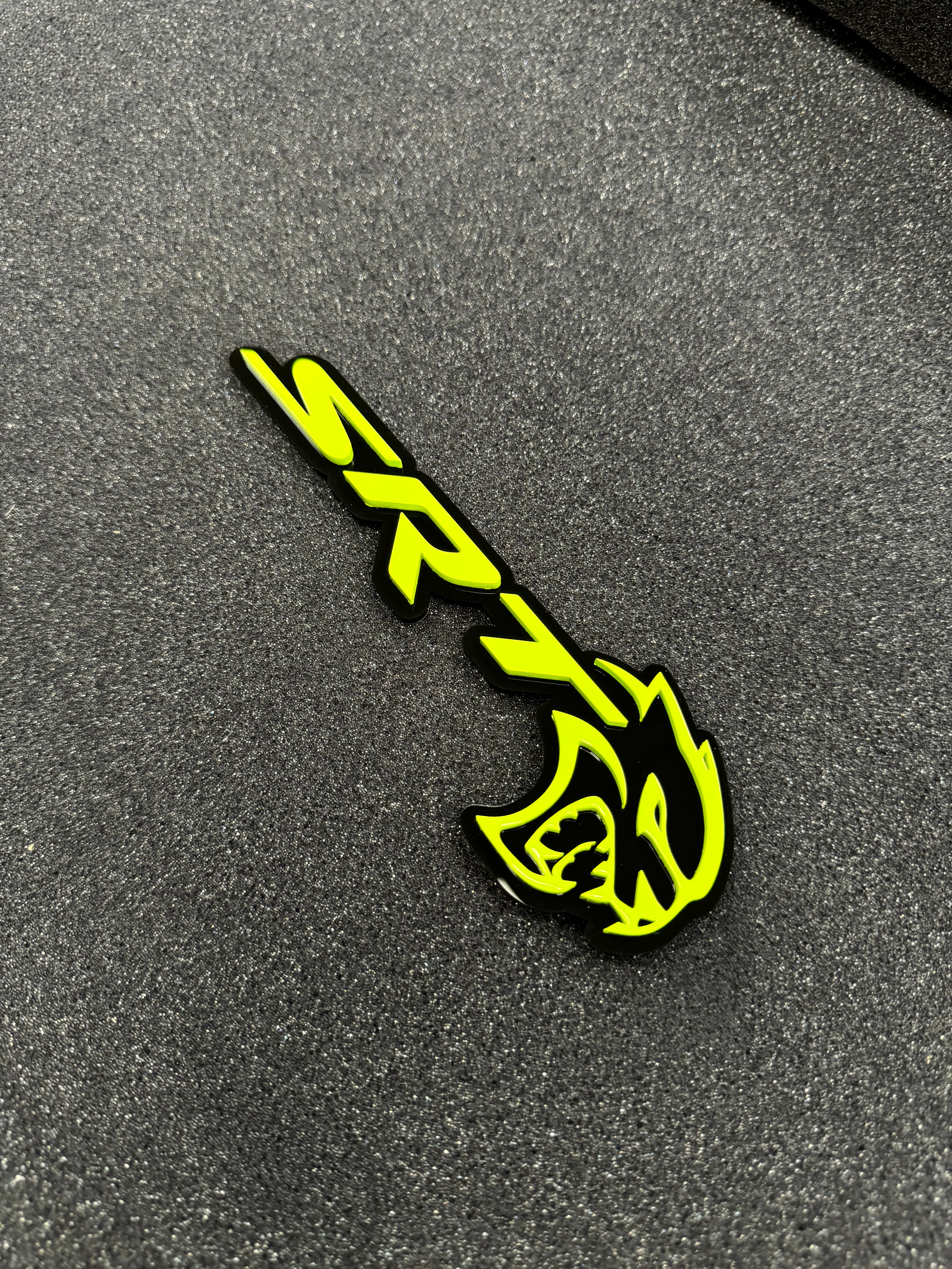 SRT Hellcat trunk badge