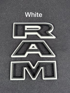 3D RAM grille letters (Non-color matched)
