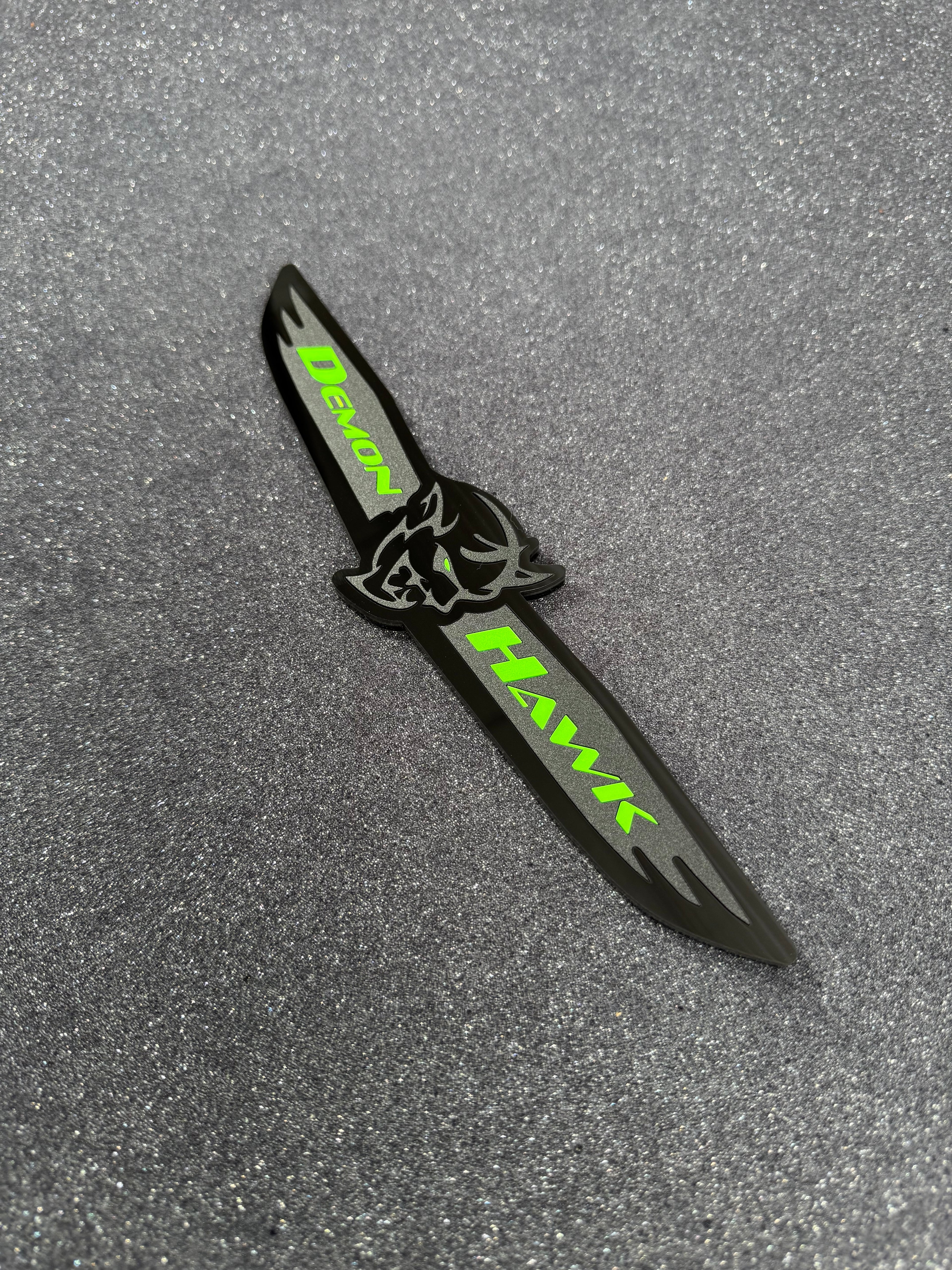 DemonHawk V2 trunk badge