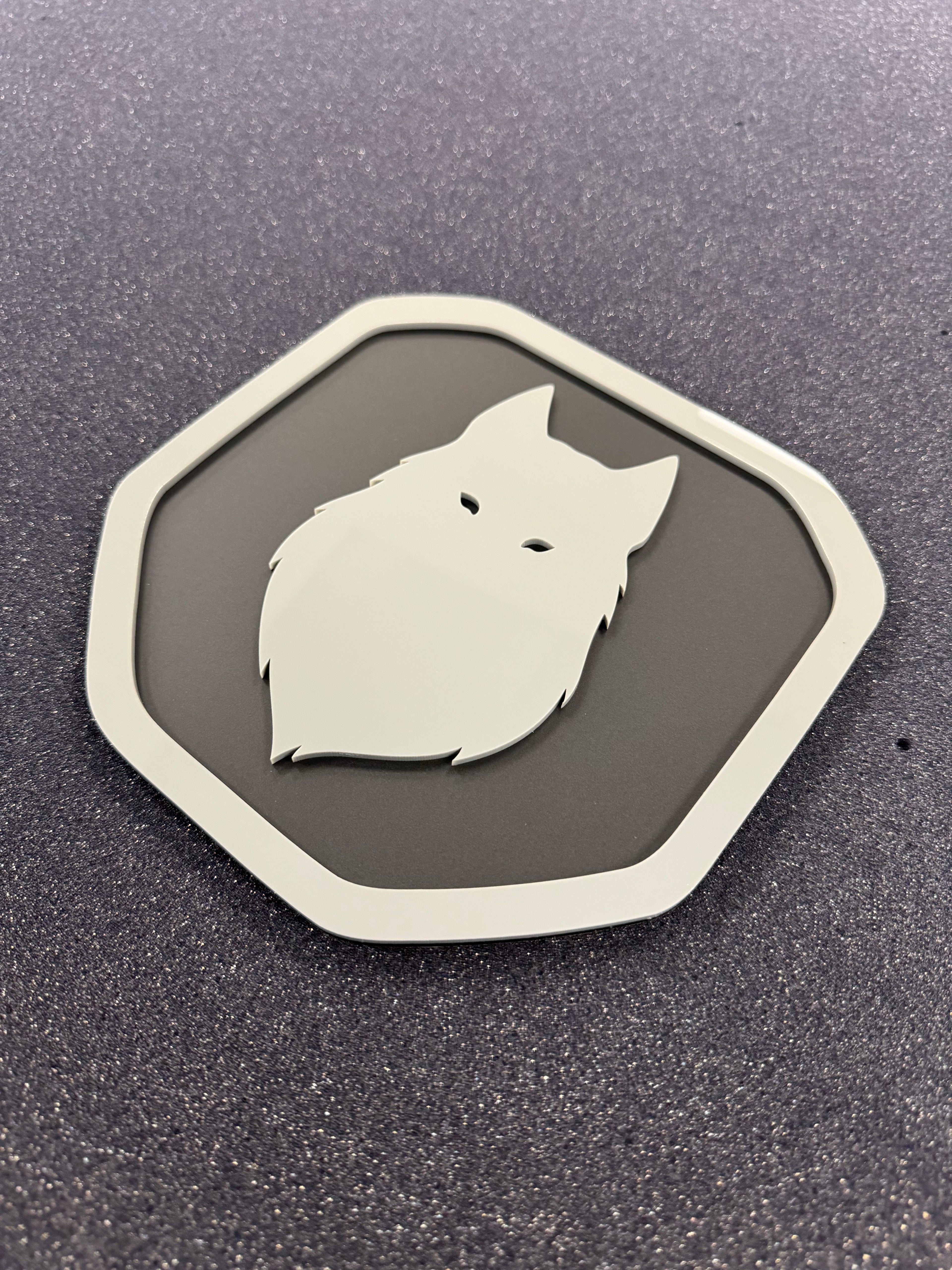 Wolf Shield tailgate badge