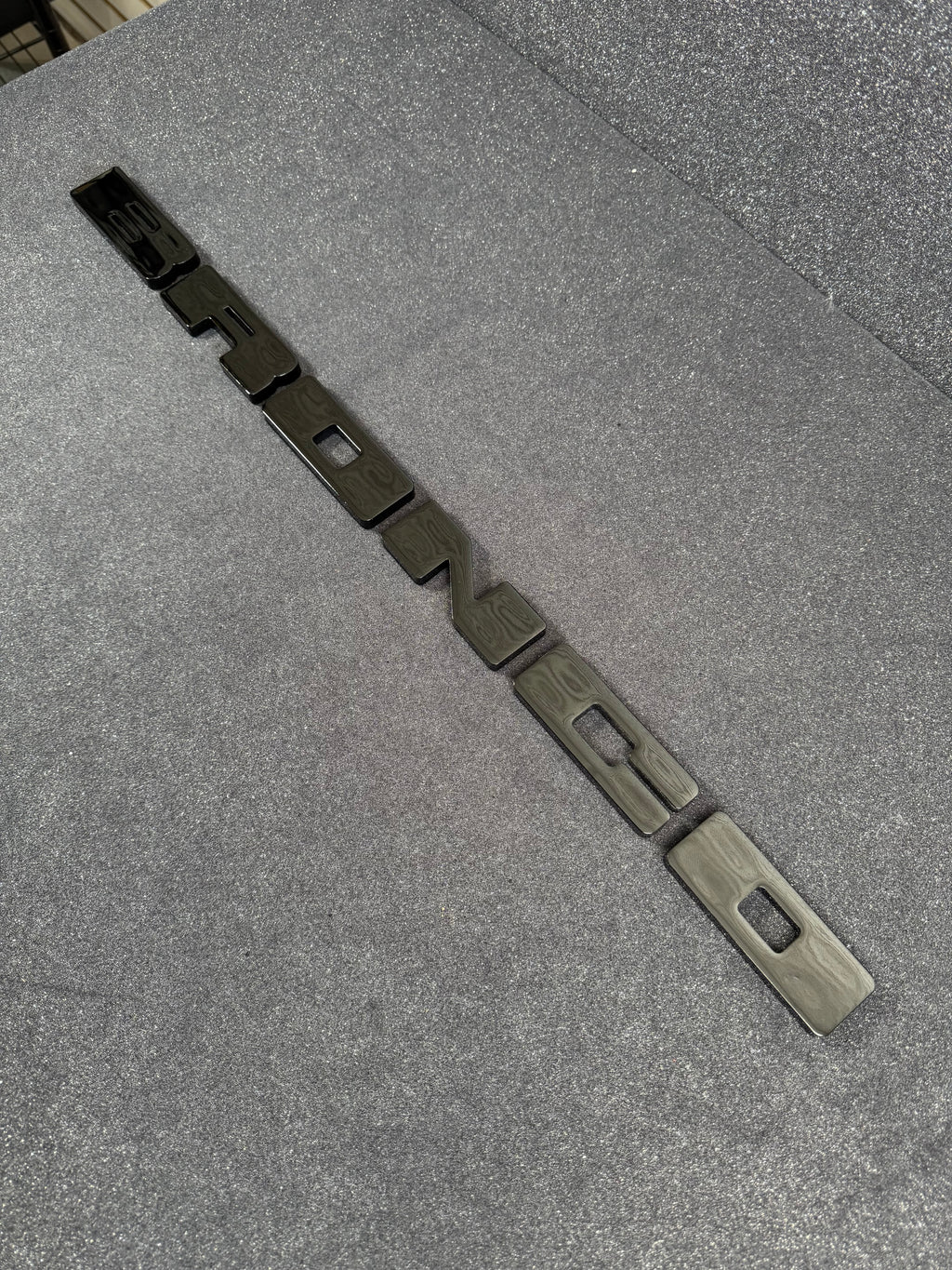 Bronco grille letter covers