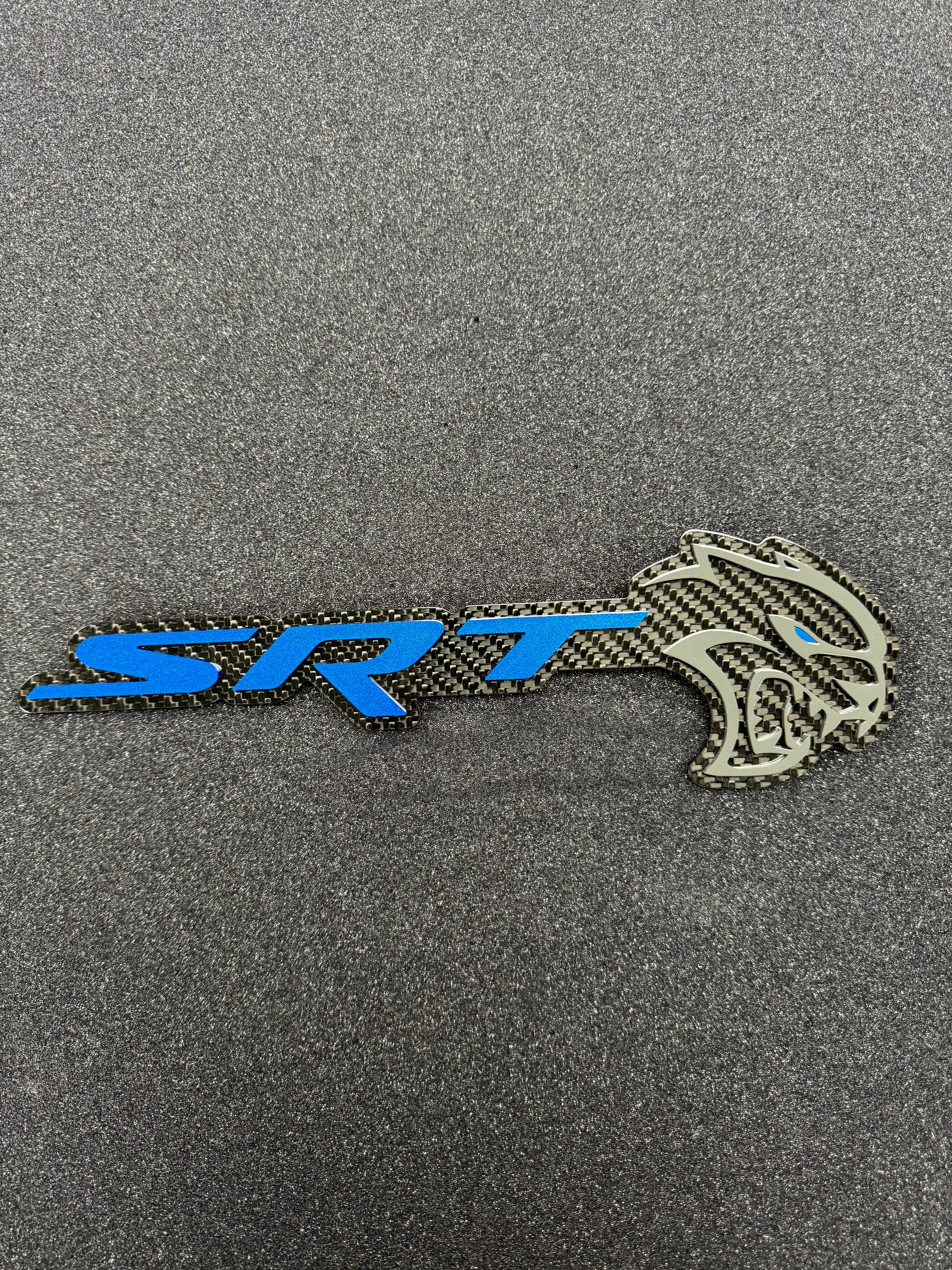 Hellcat SRT combo badge single