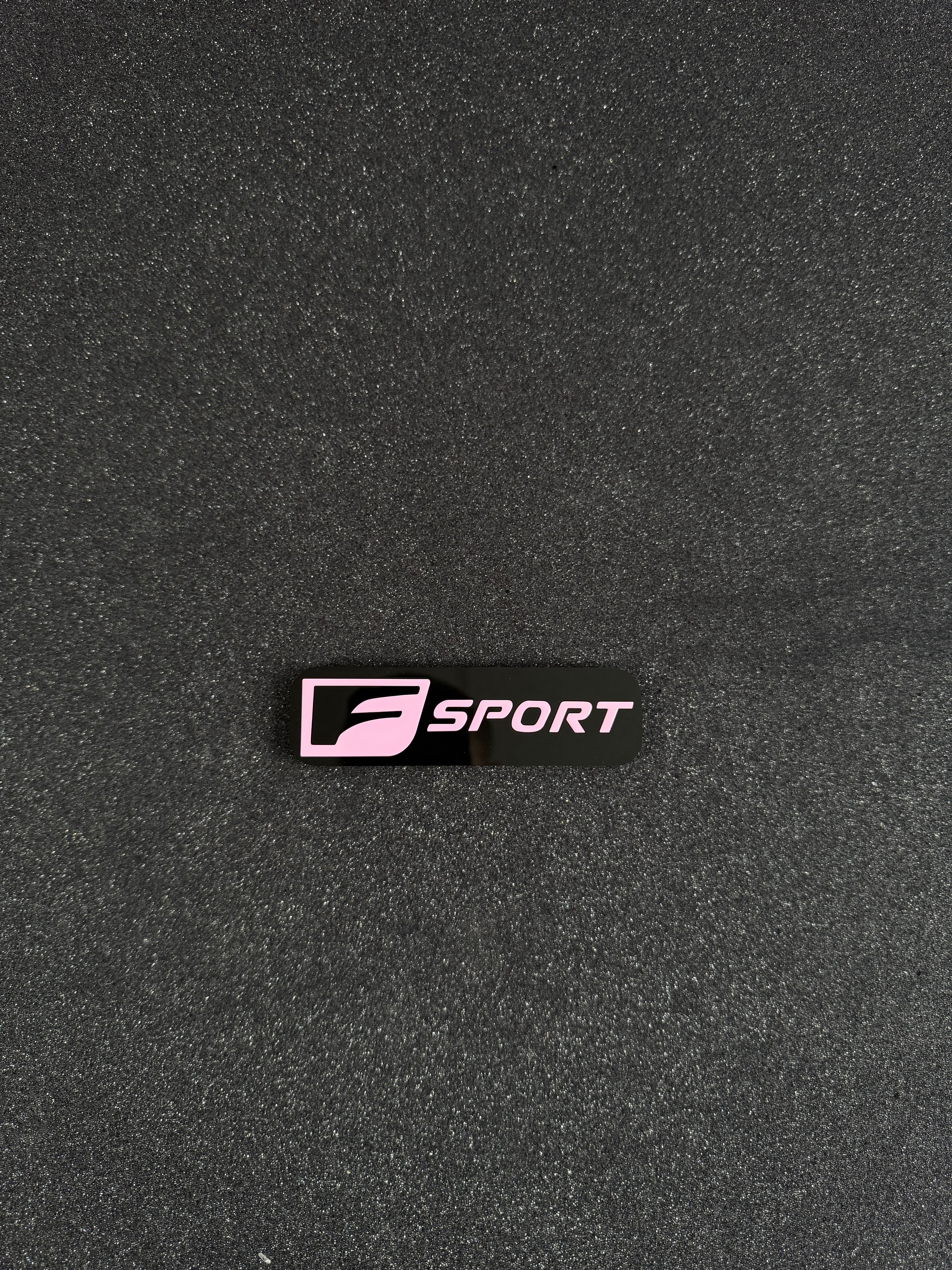 Lexus F sport rear badge