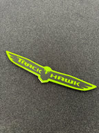 Trackhawk trunk badge