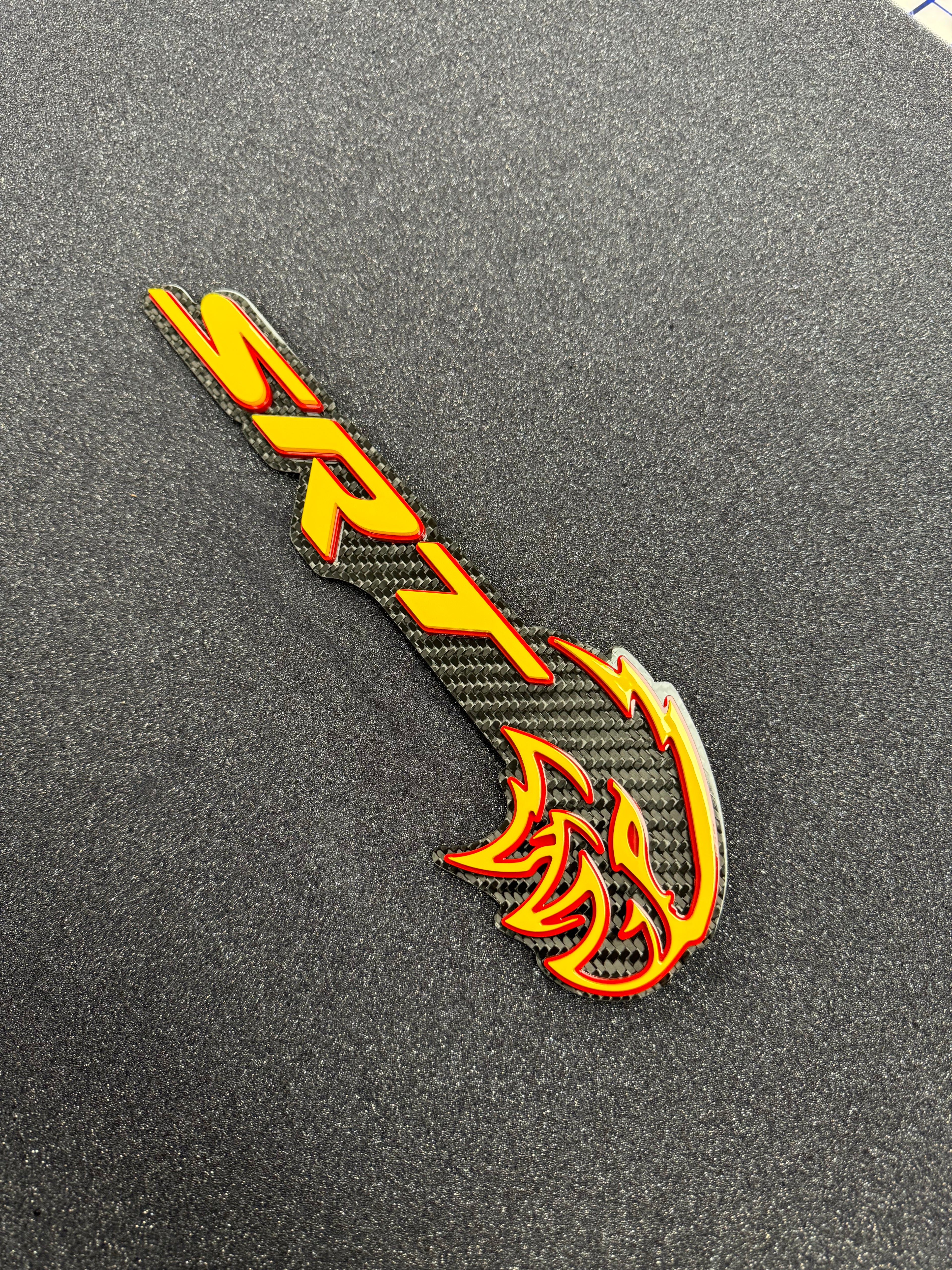 SRT Hellhawk V2 combo badge pair