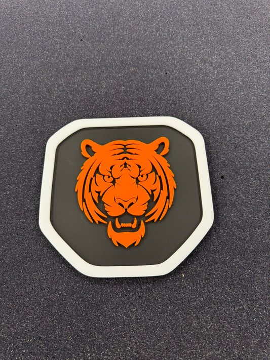 Tiger Shield tailgate badge