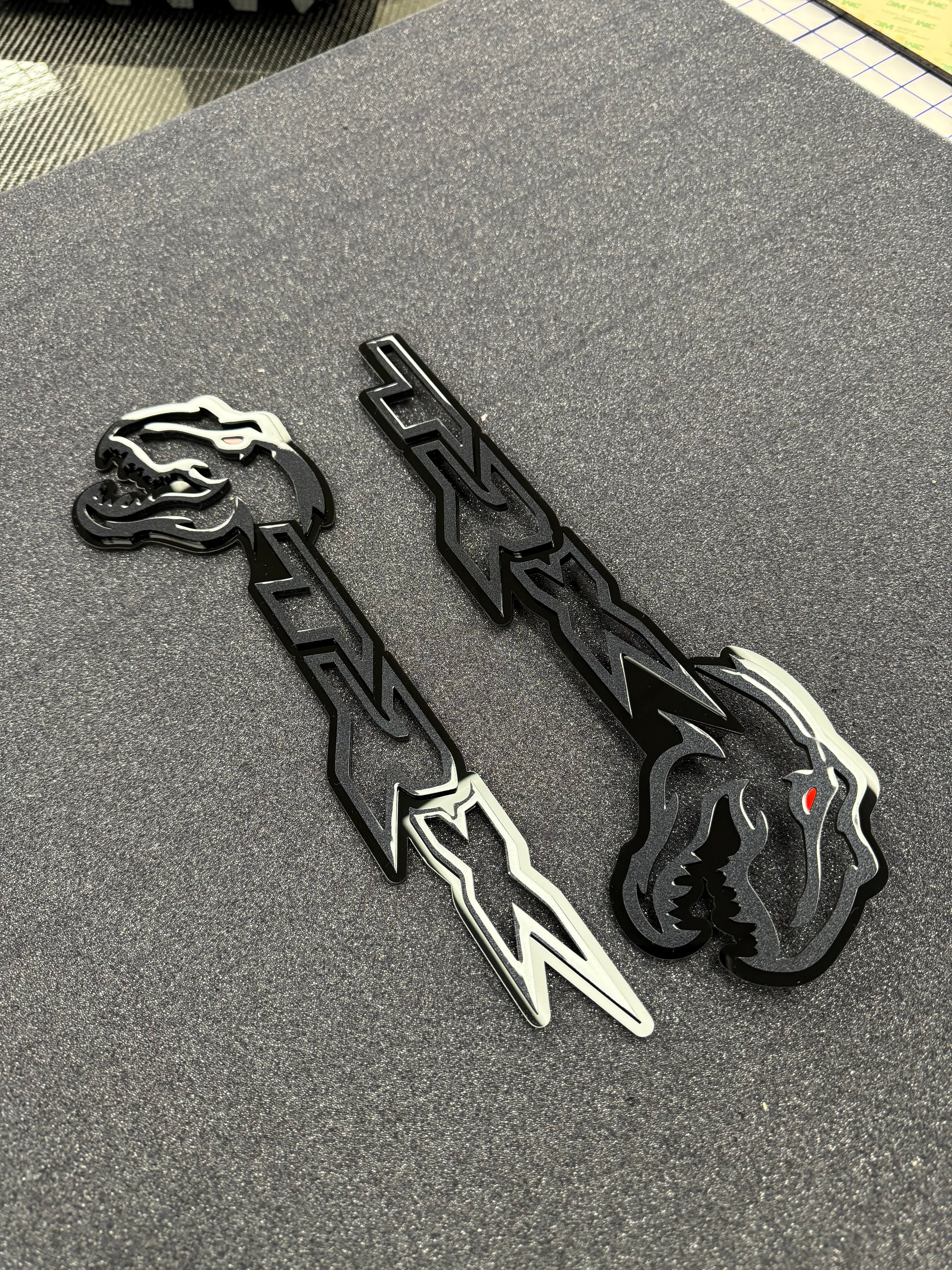 Trex/TRX Design #2 combo badge pair