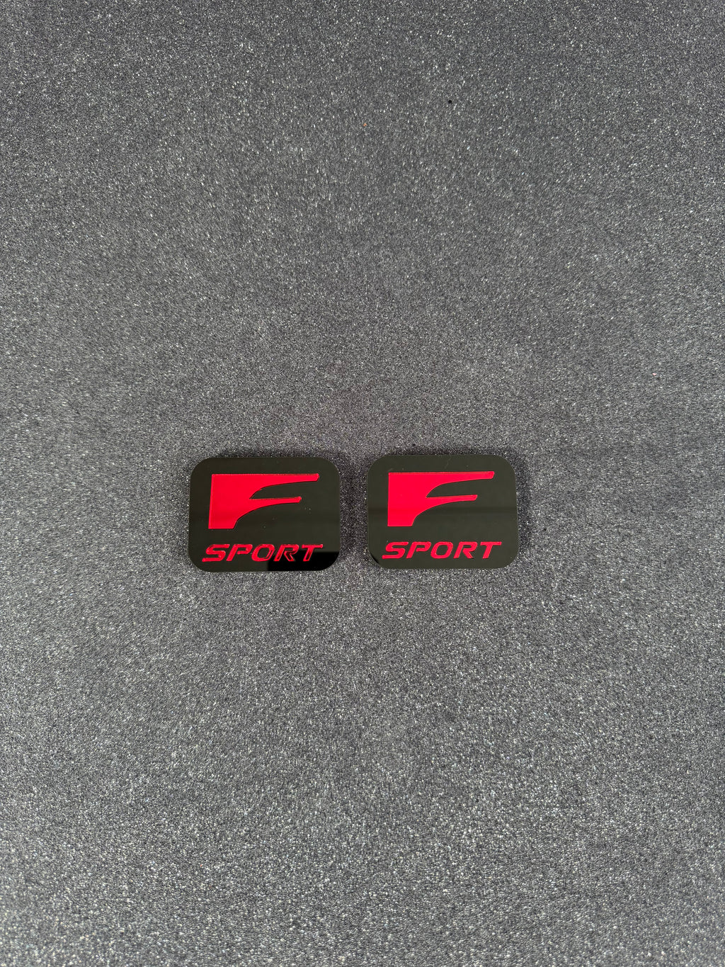 Lexus F sport fender badge pair