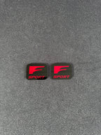 Lexus F sport fender badge pair