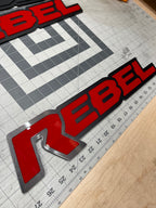 Rebel Tailgate replacement badge
