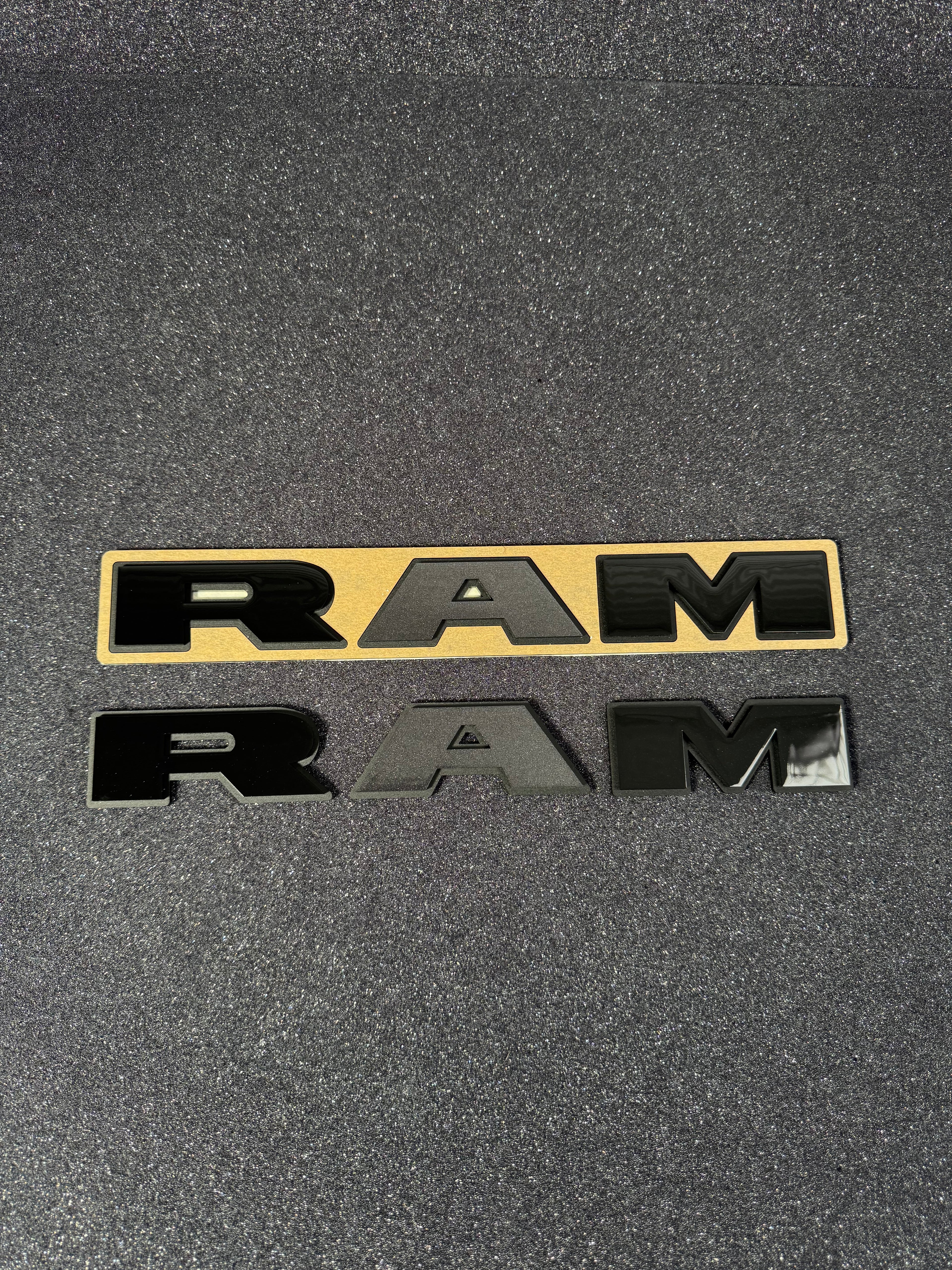 RAM door badge pair