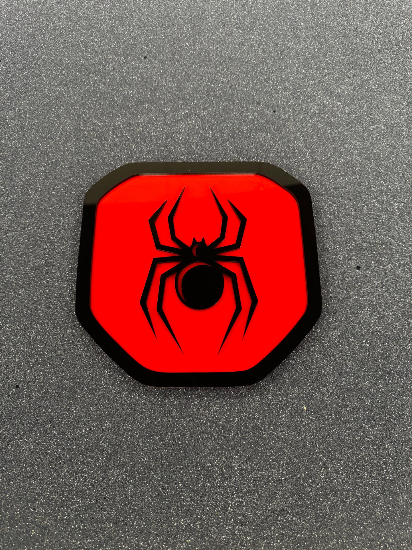 Black Widow Shield tailgate badge