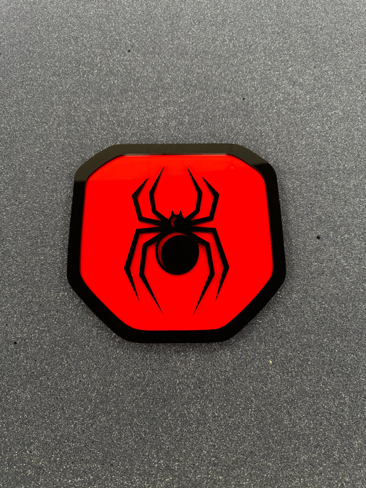 Black Widow Shield tailgate badge