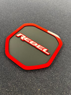 Rebel Shield tailgate badge