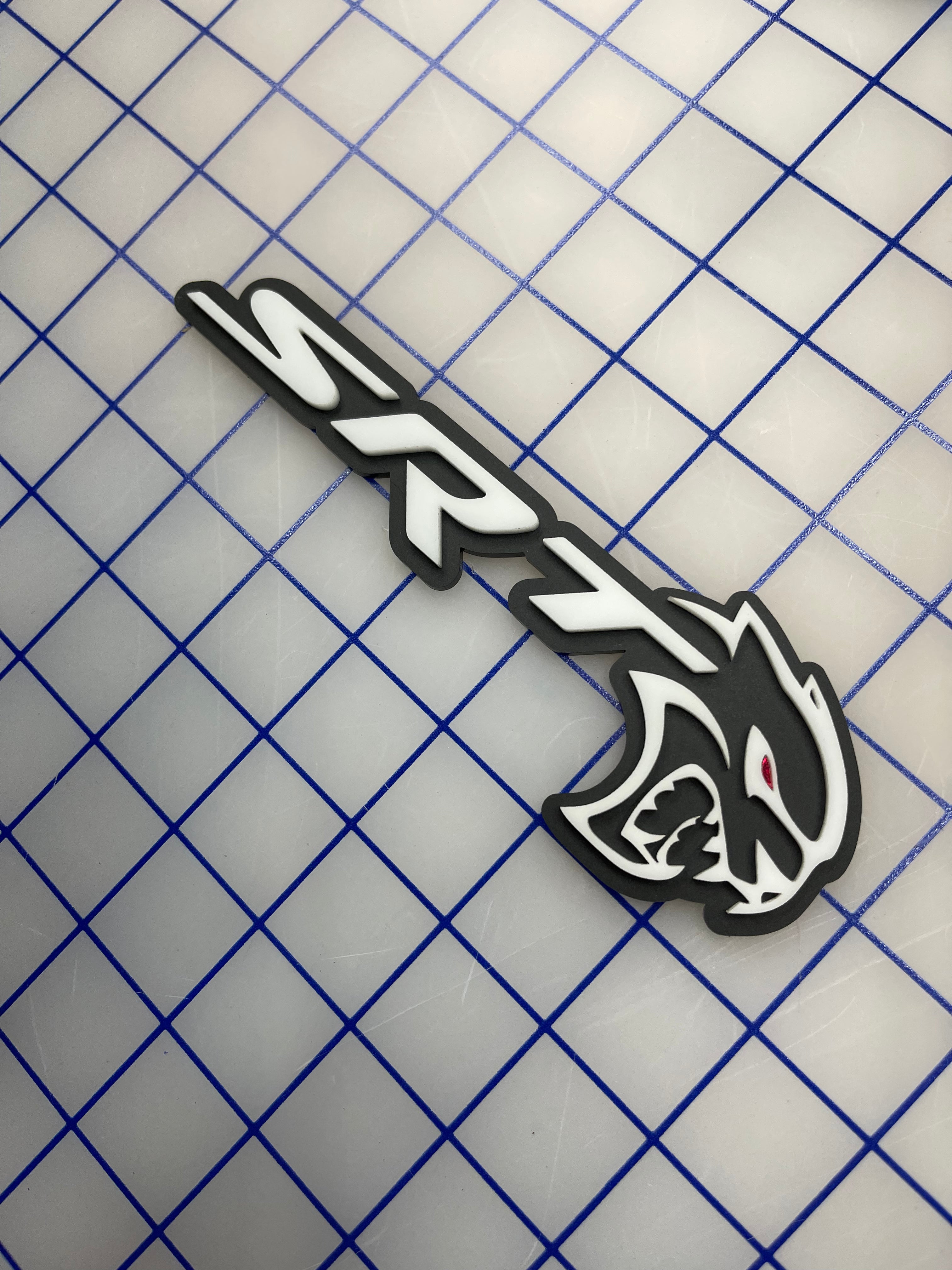 SRT Hellcat trunk badge