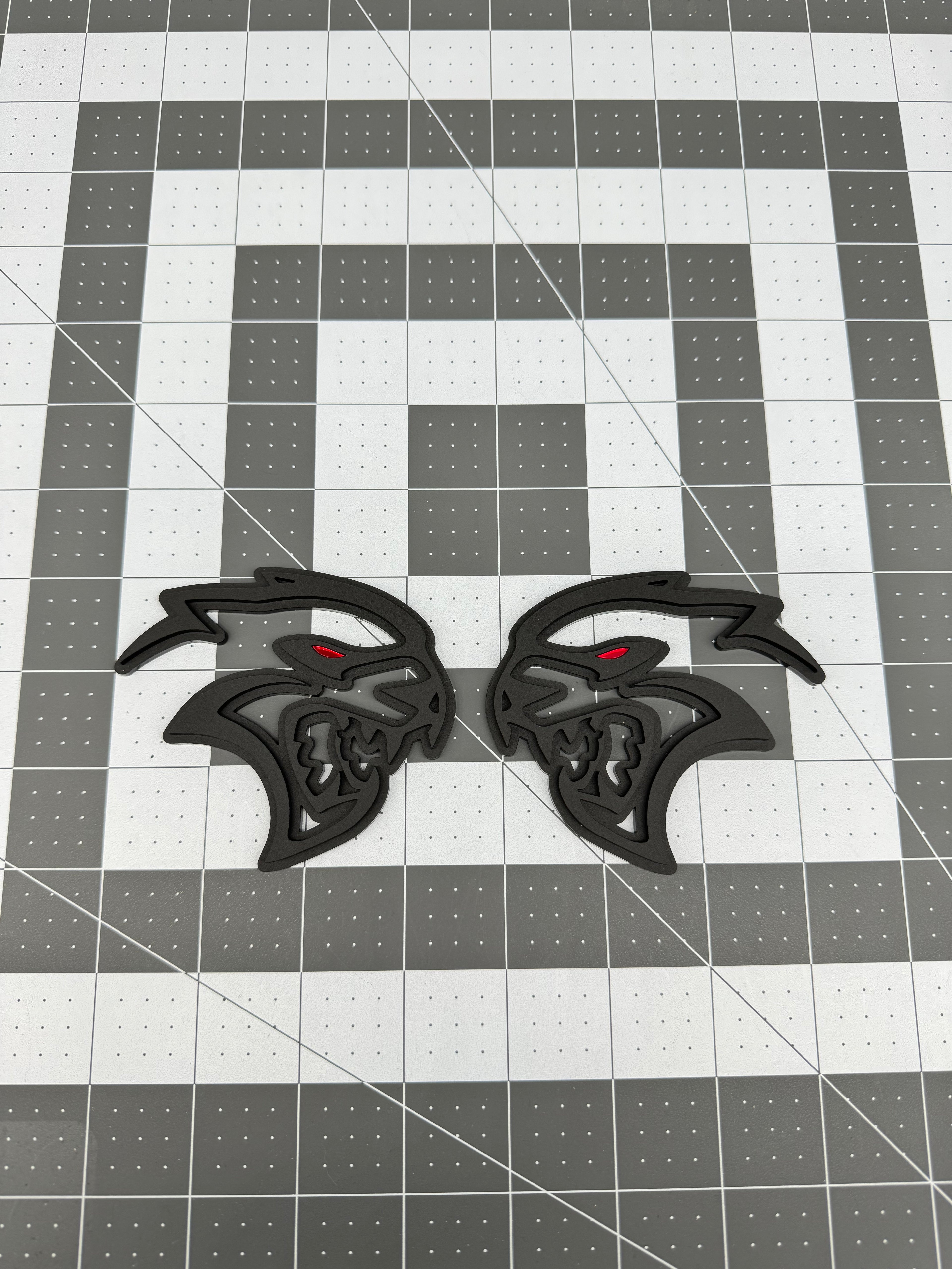 Hellcat head pair