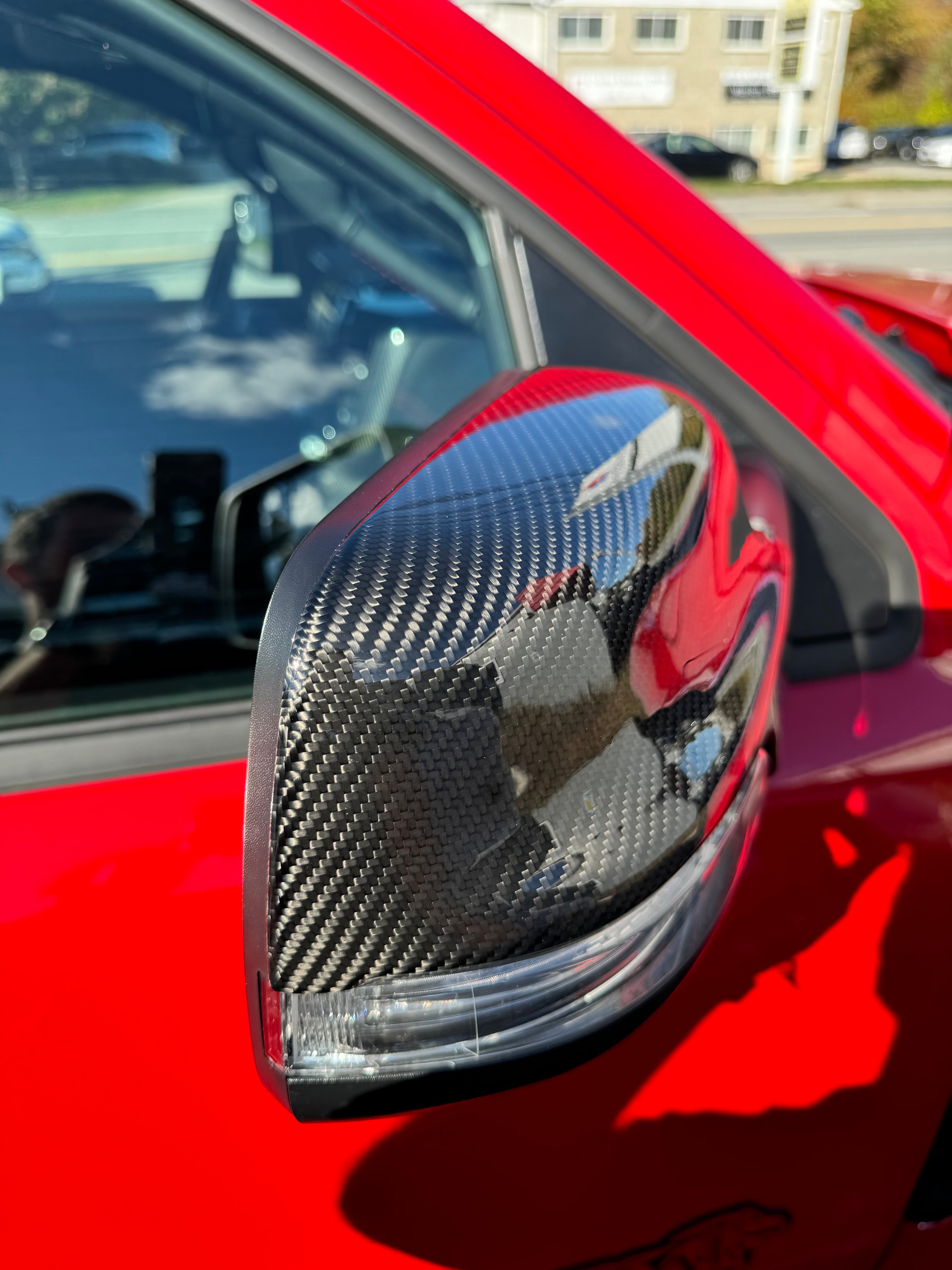 2019+ RAM 1500/ TRX / RHO carbon fiber mirror cap covers