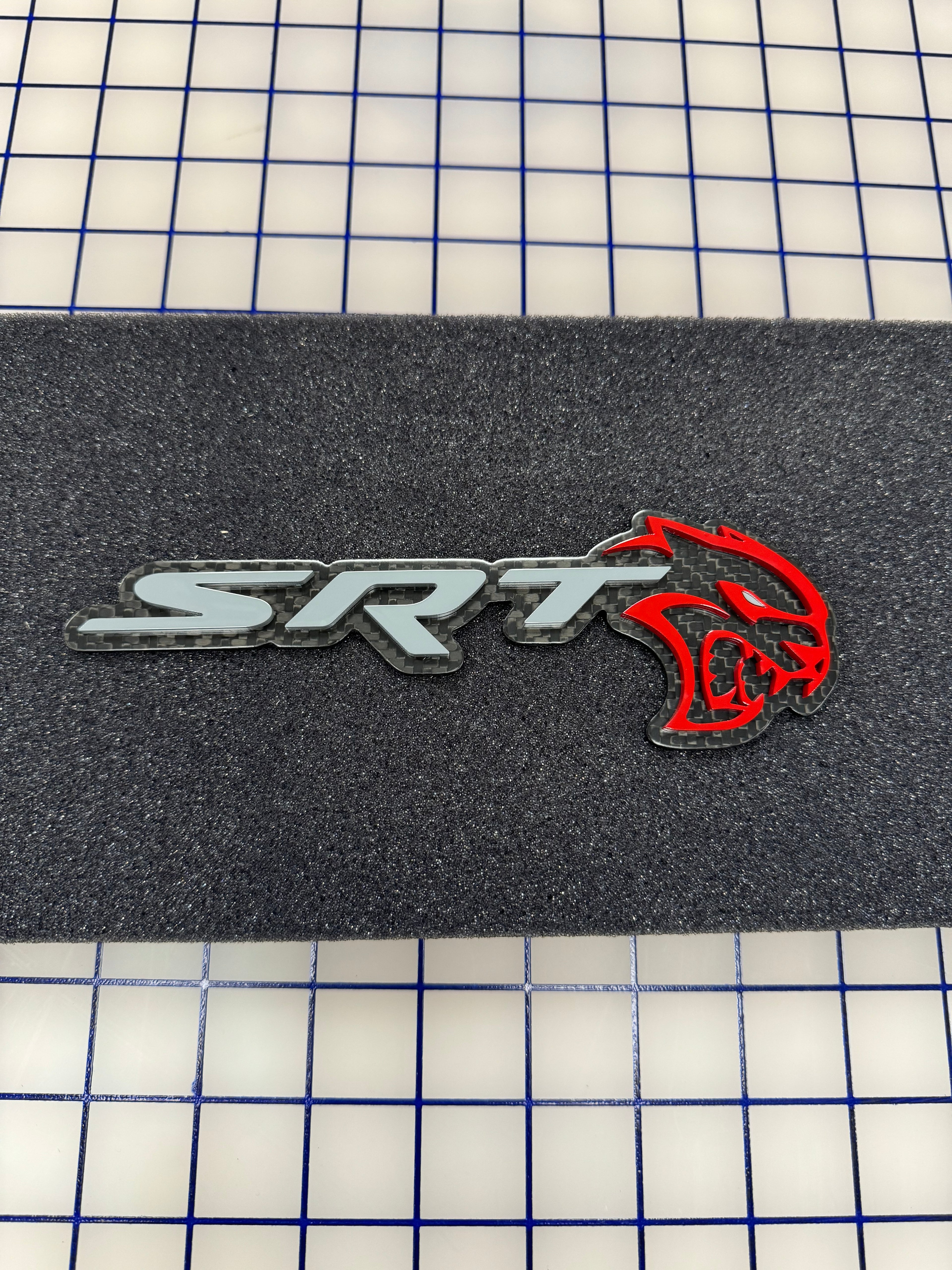 SRT Hellcat grille badge