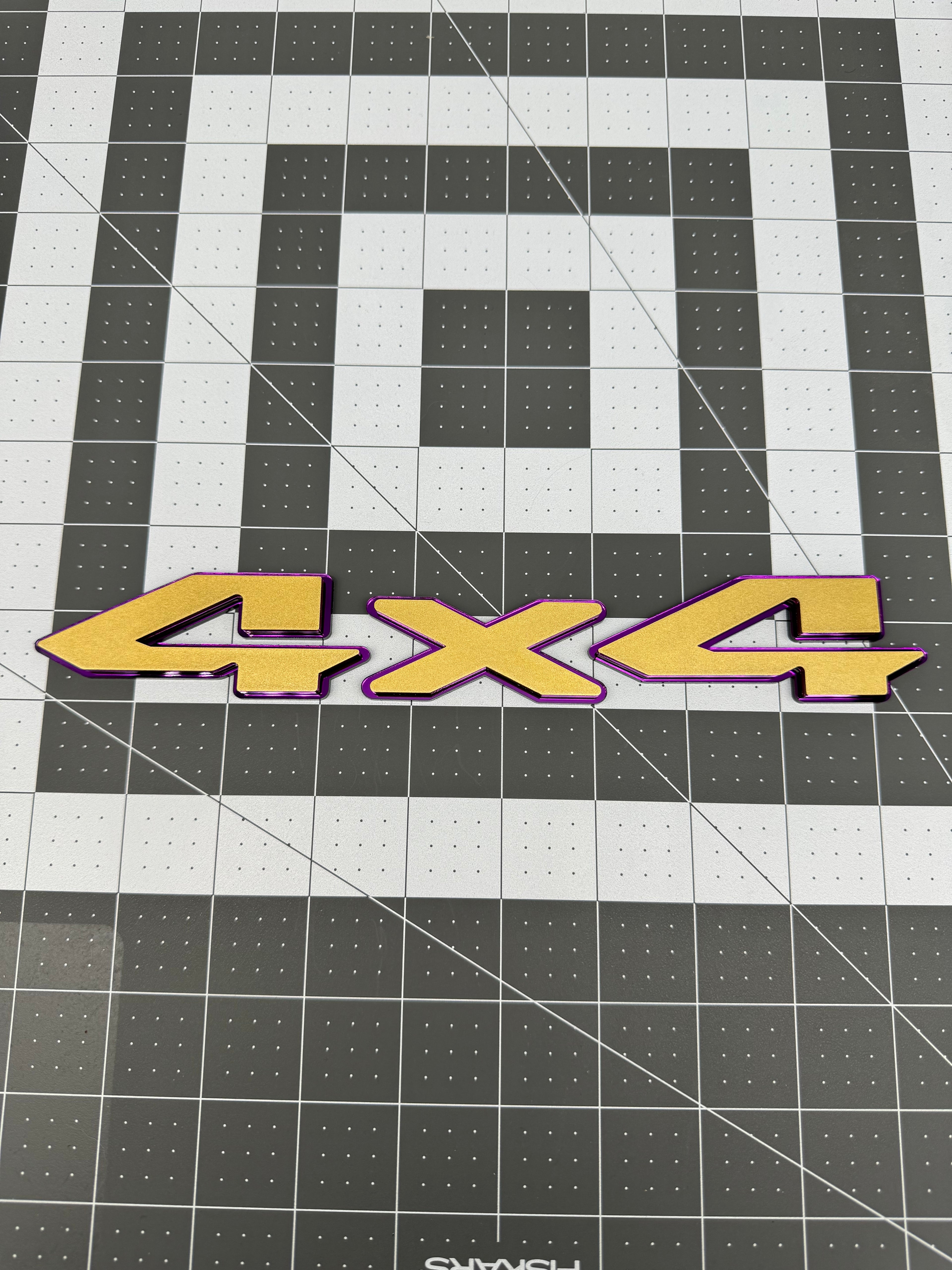 4x4 OEM tailgate badge