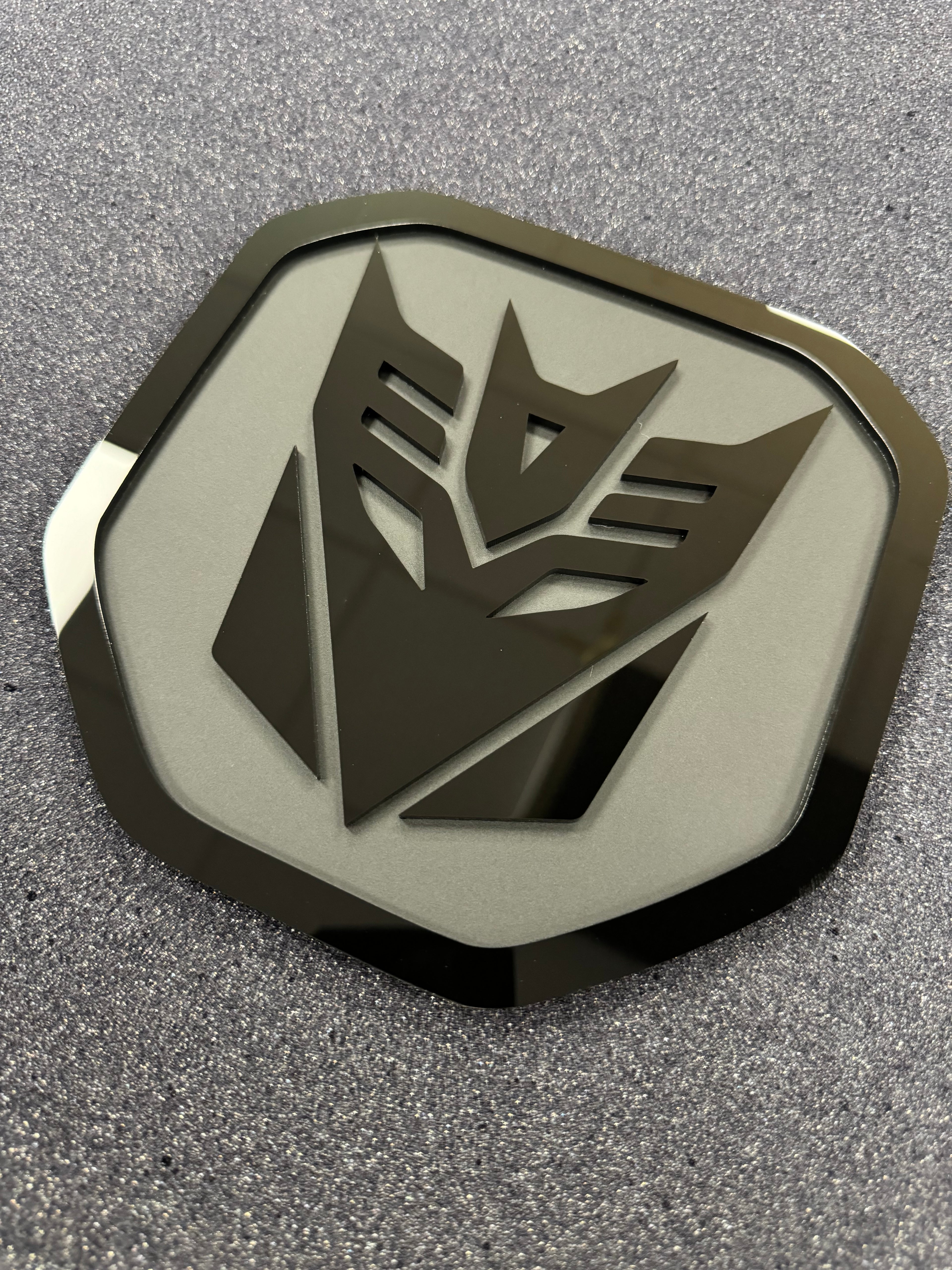 Decepticon Shield tailgate badge