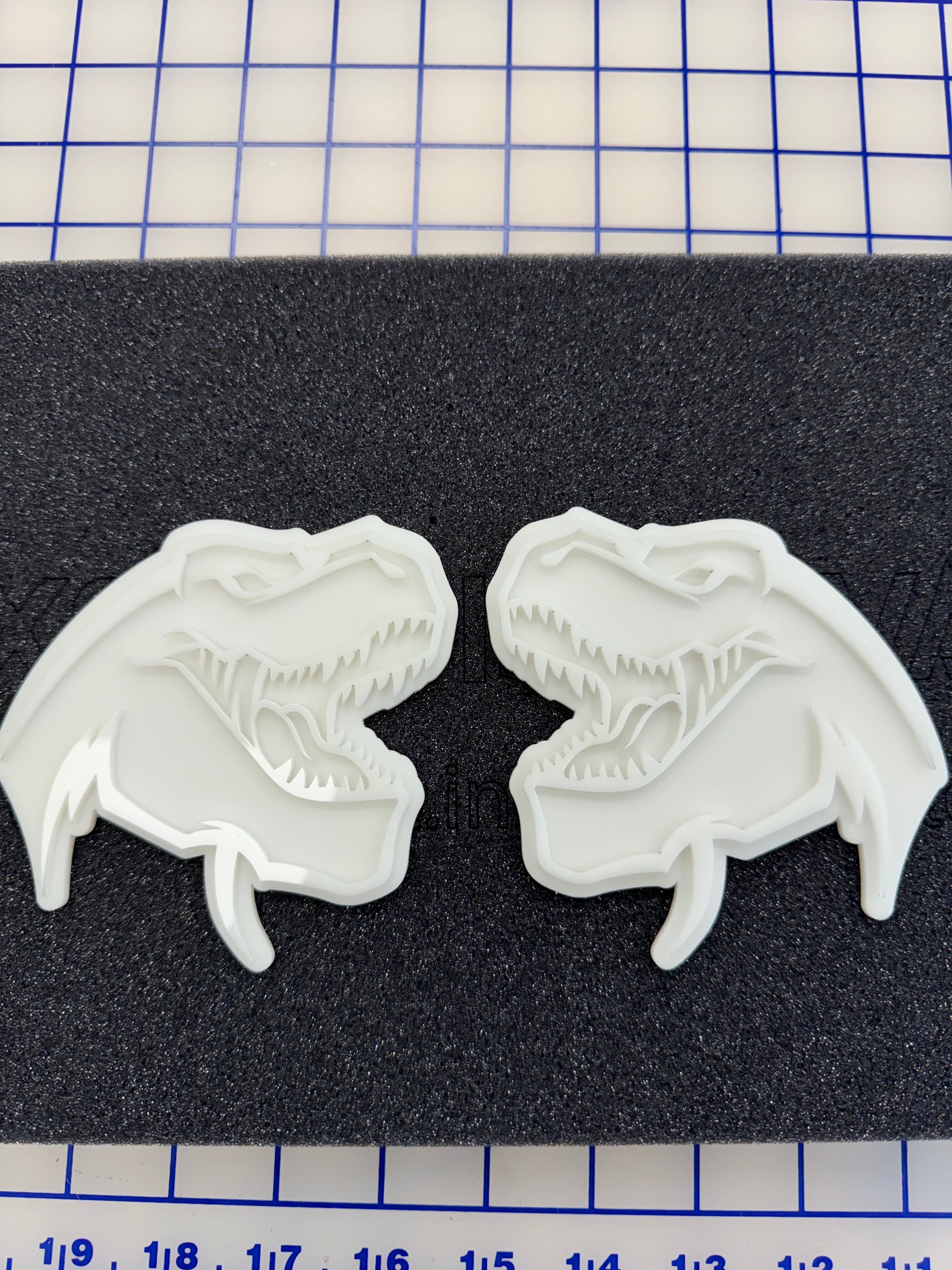TREX head badge pair