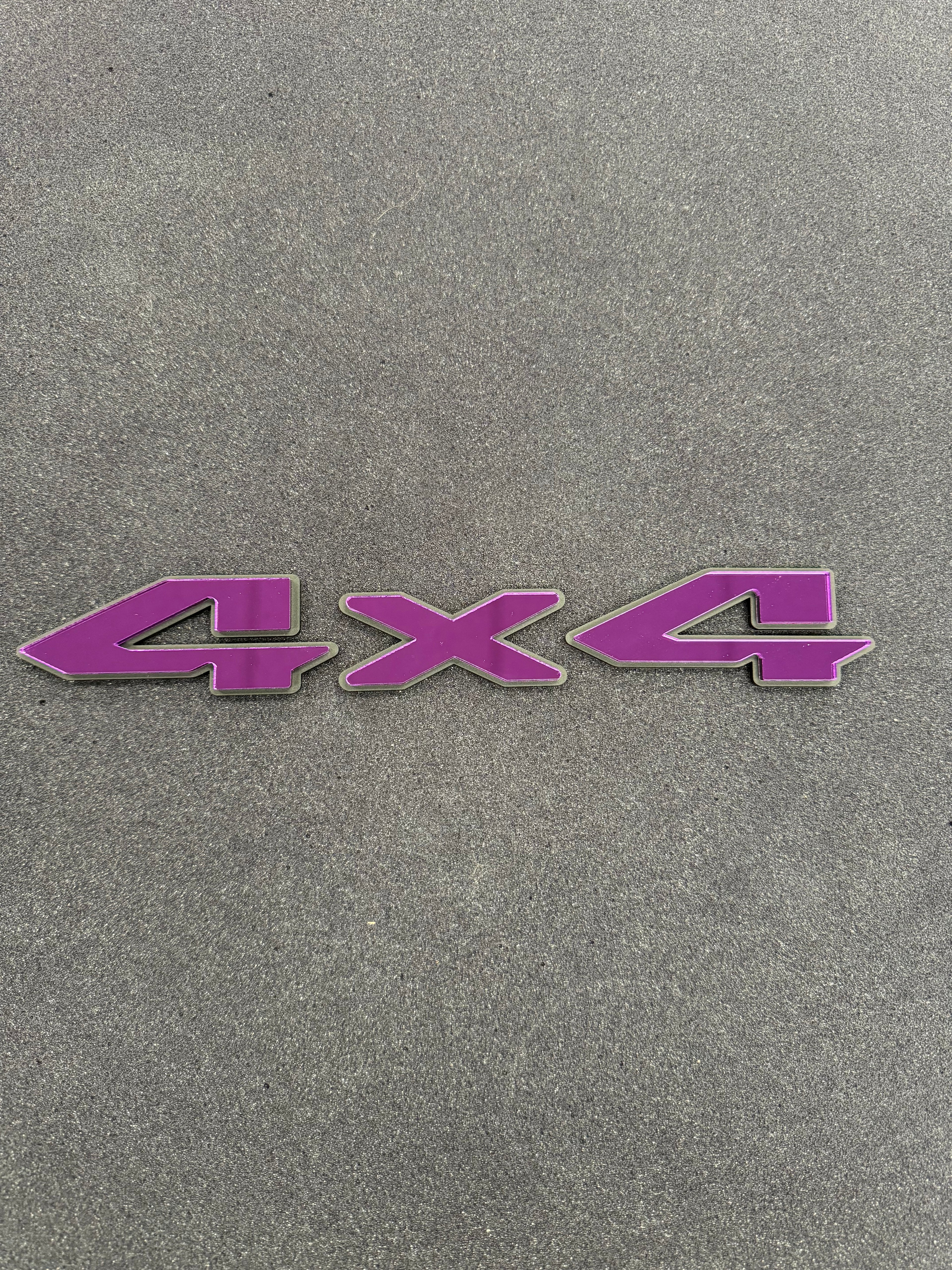 4x4 OEM tailgate badge