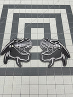 TREX head badge pair