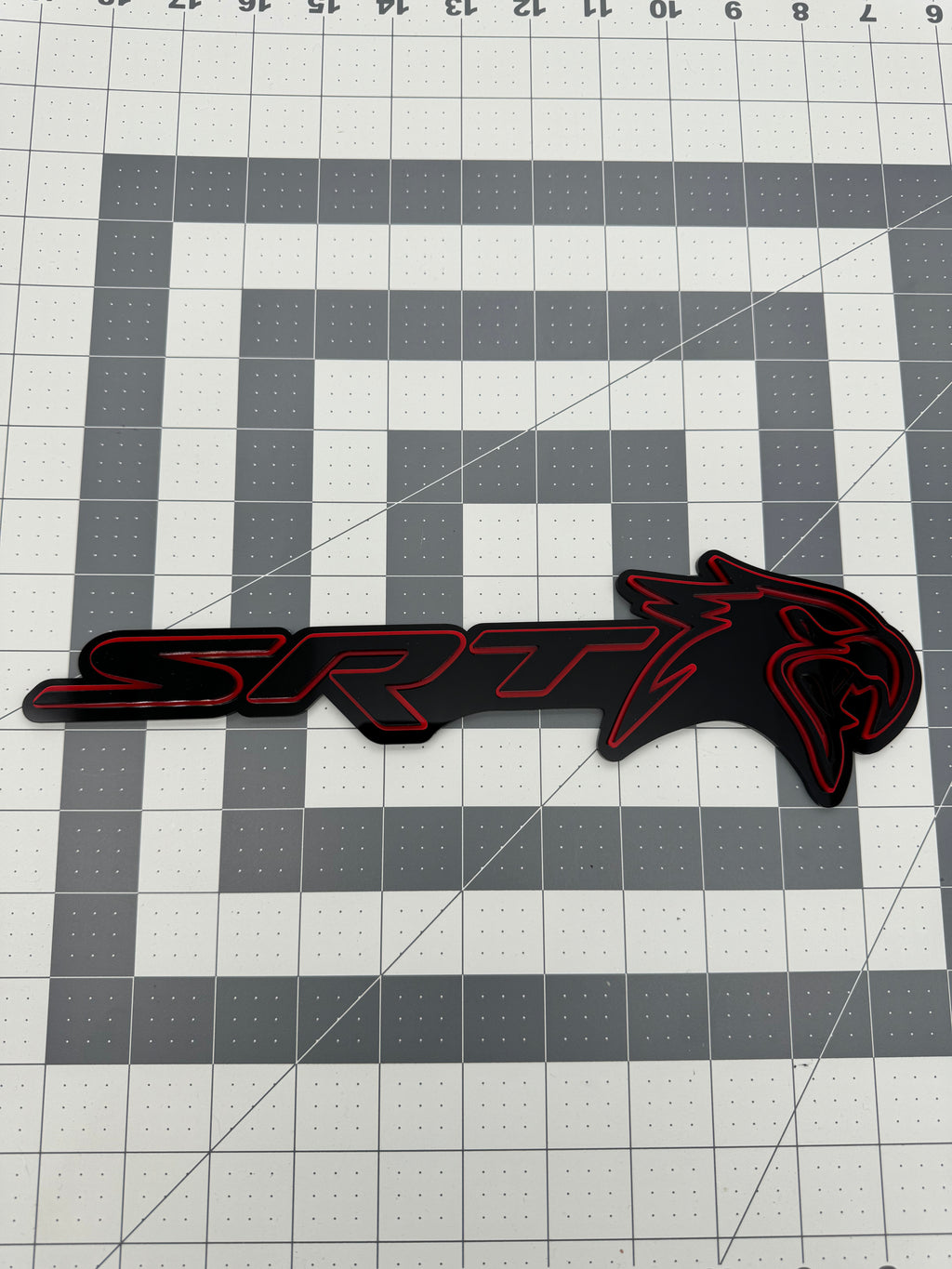 SRT Hellhawk V1 combo badge single