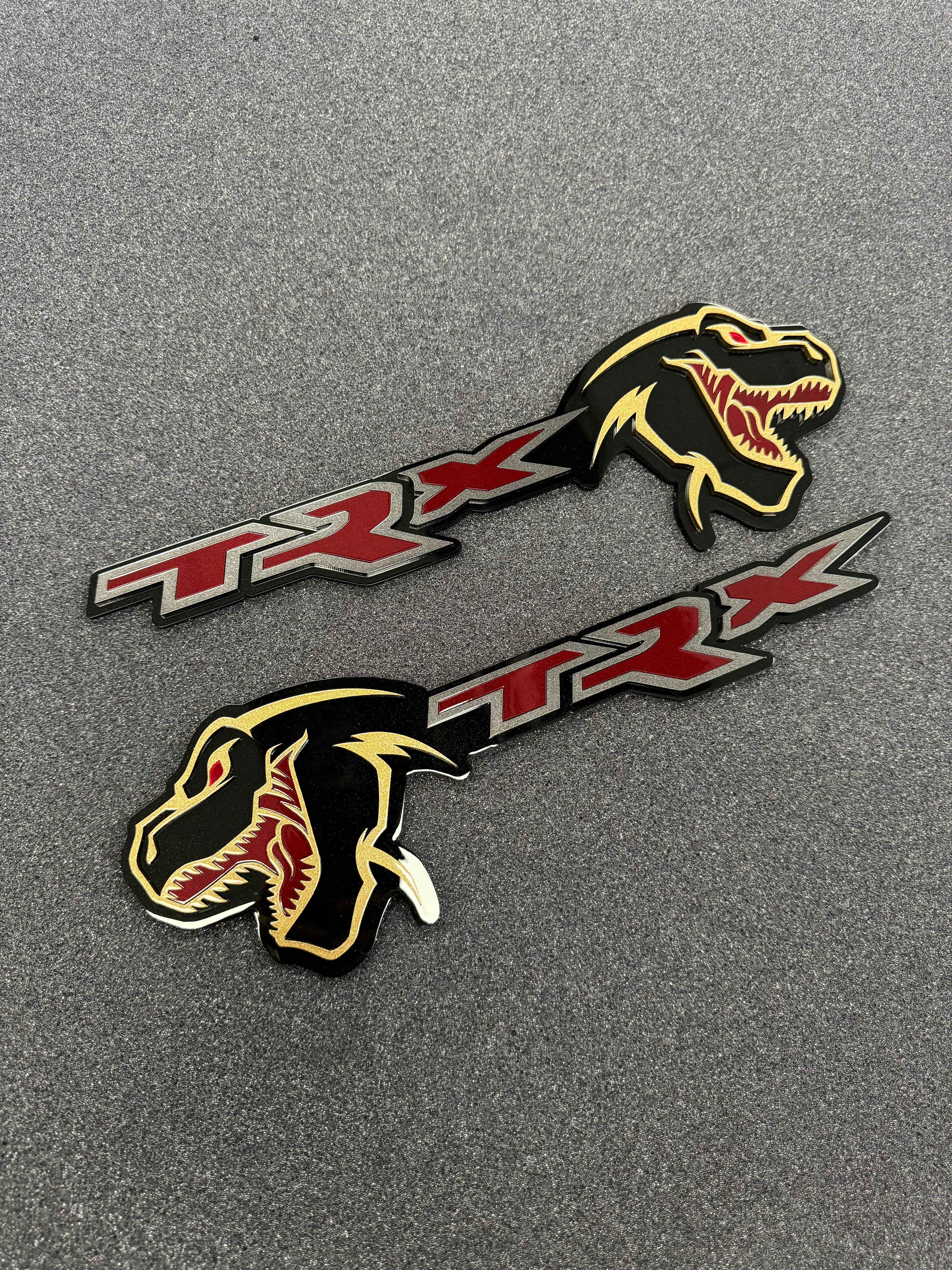 TREX/TRX combo badge pair