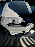2019+ RAM 1500/ TRX / RHO carbon fiber rear cupholder cover
