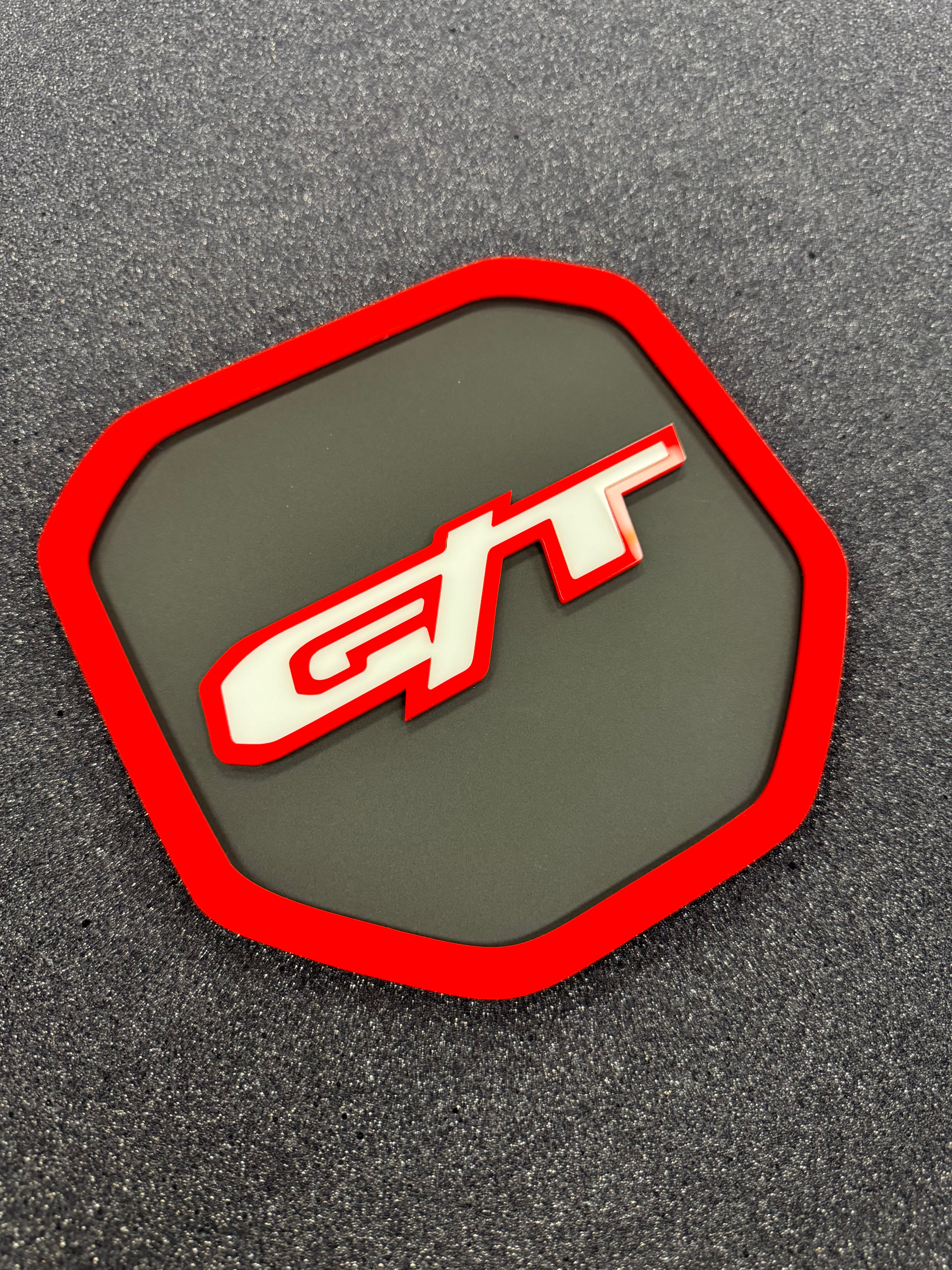GT Shield tailgate badge
